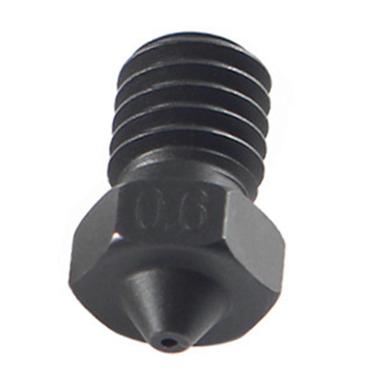 Hardened Steel Nozzle Extruder Head 0.3/0.4/0.6mm Highly Temperature Wear Resistant Nozzle for MK3S 3D Printer