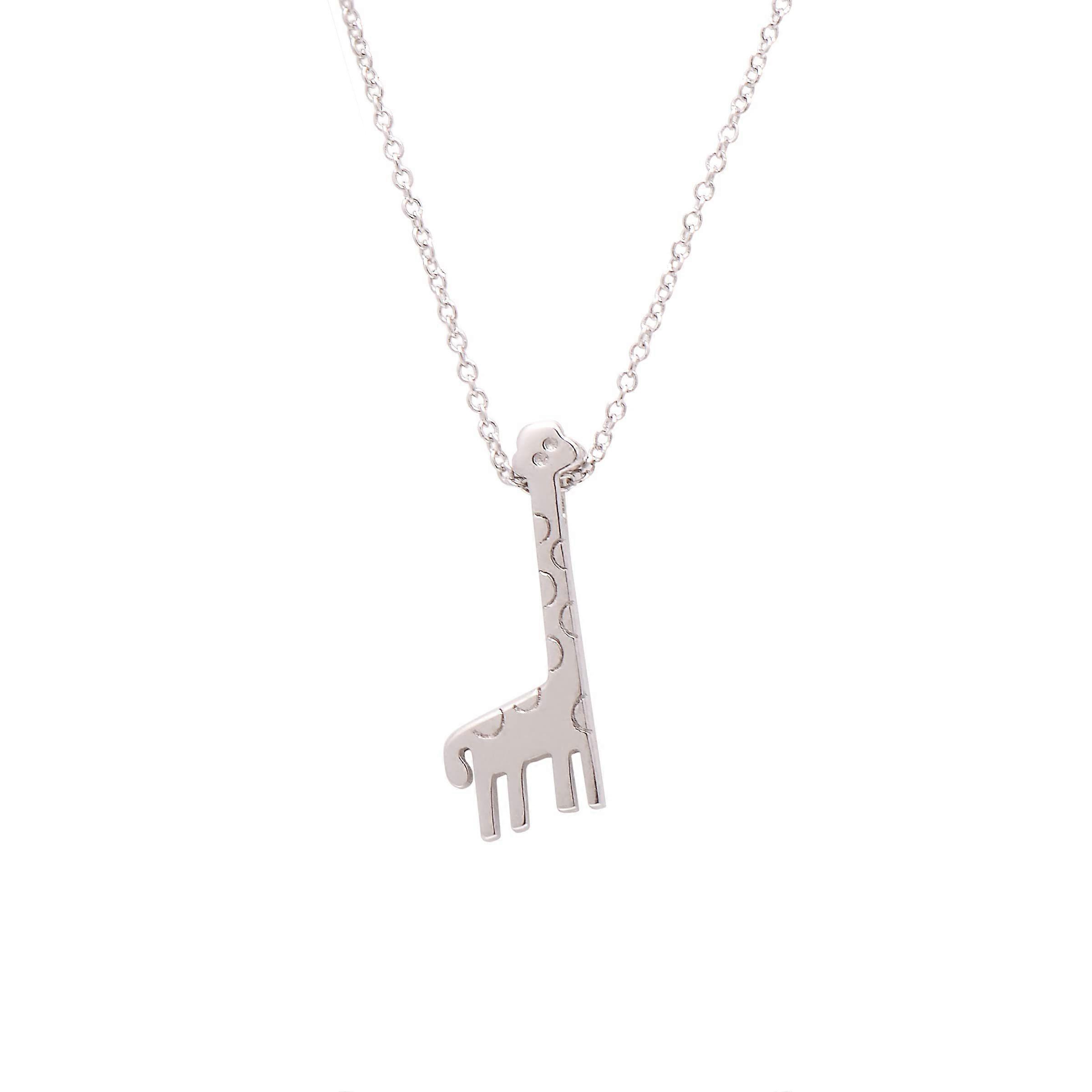 925 Sterling Silver Giraffe Pendant