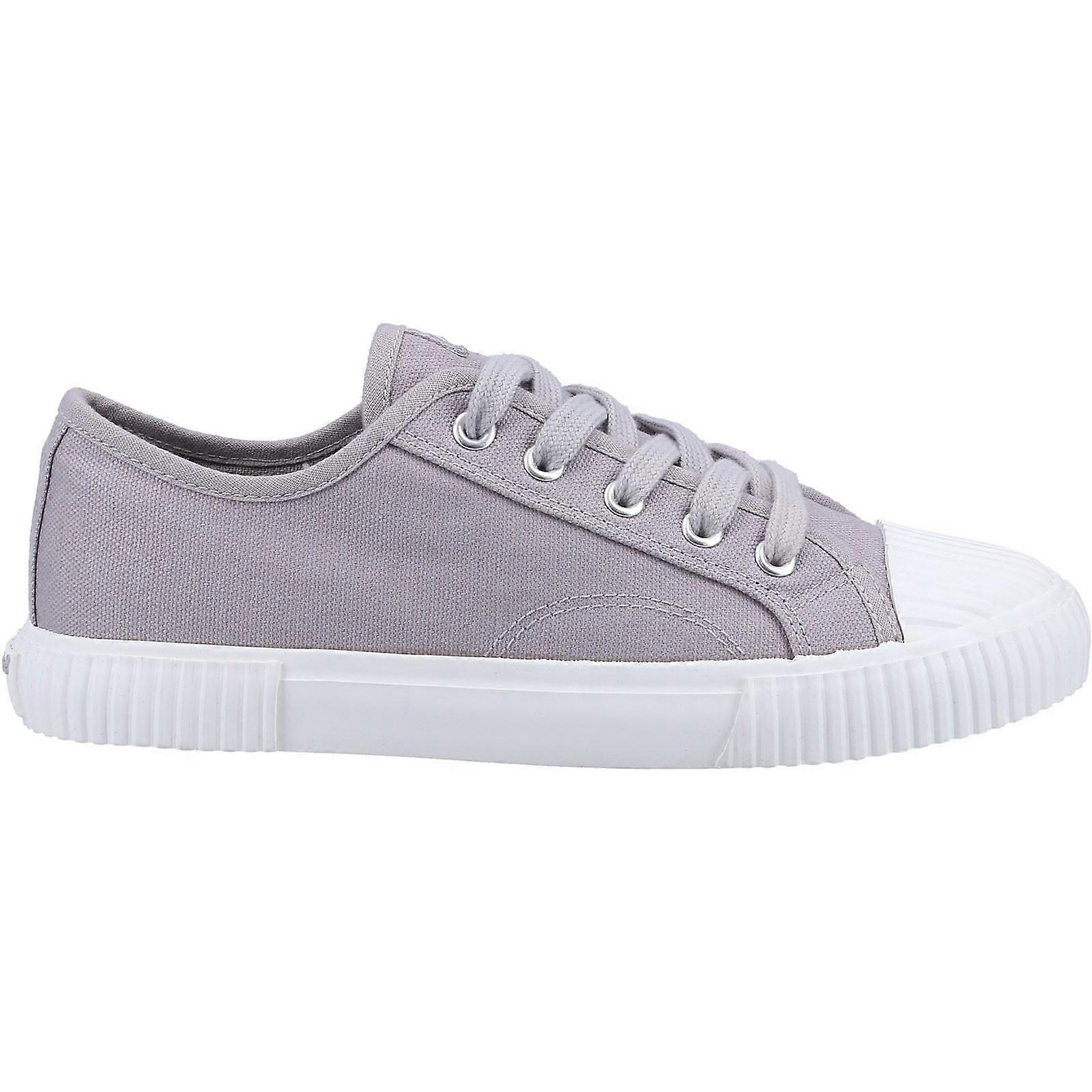 Hush Puppies Brooke Grey Canvas Female Ladies Sports-8