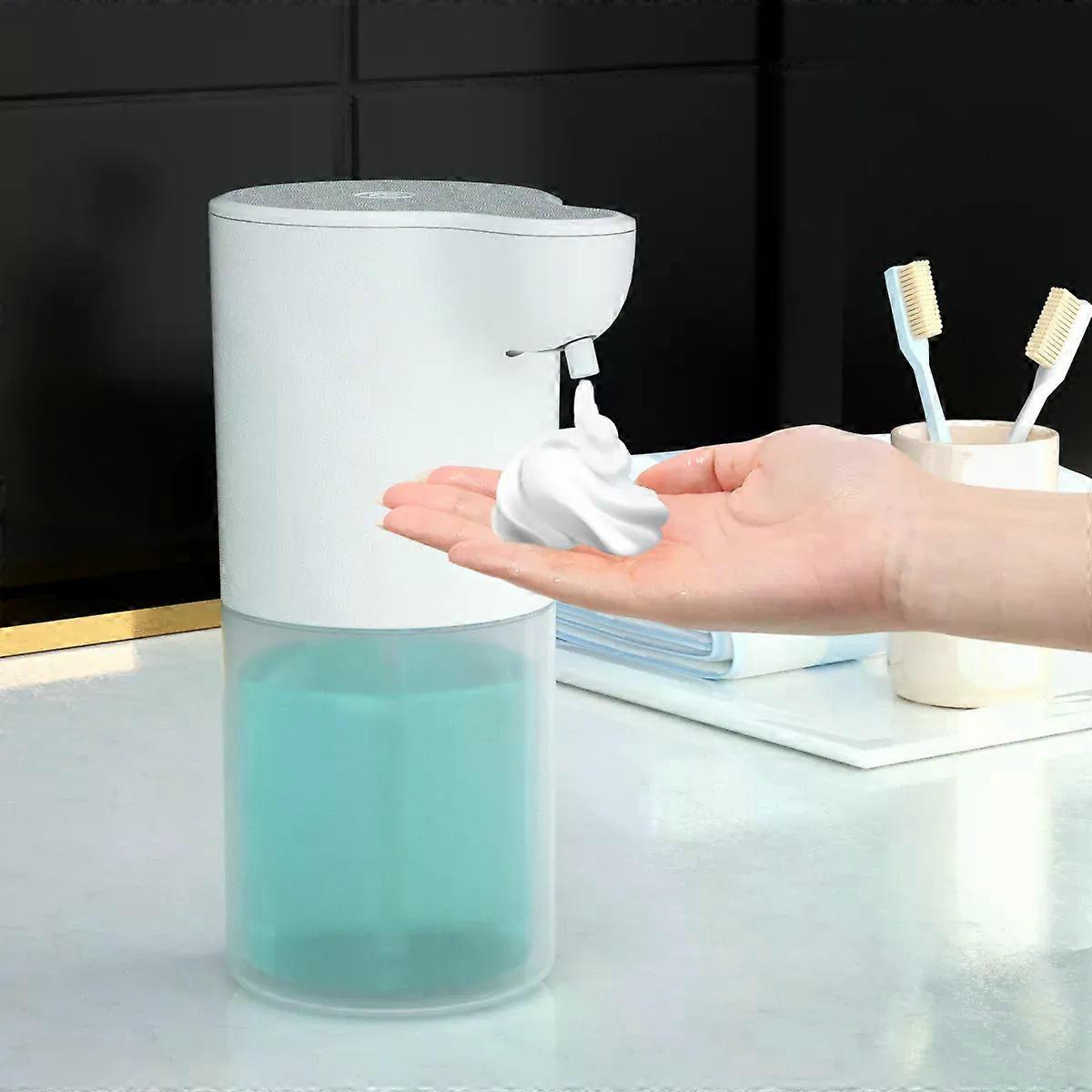 Automatic Induction Foam Soap Dispenser USB Rechargeable Smart Touchless Hand Washer Suitable for Kitchen and Bathroom