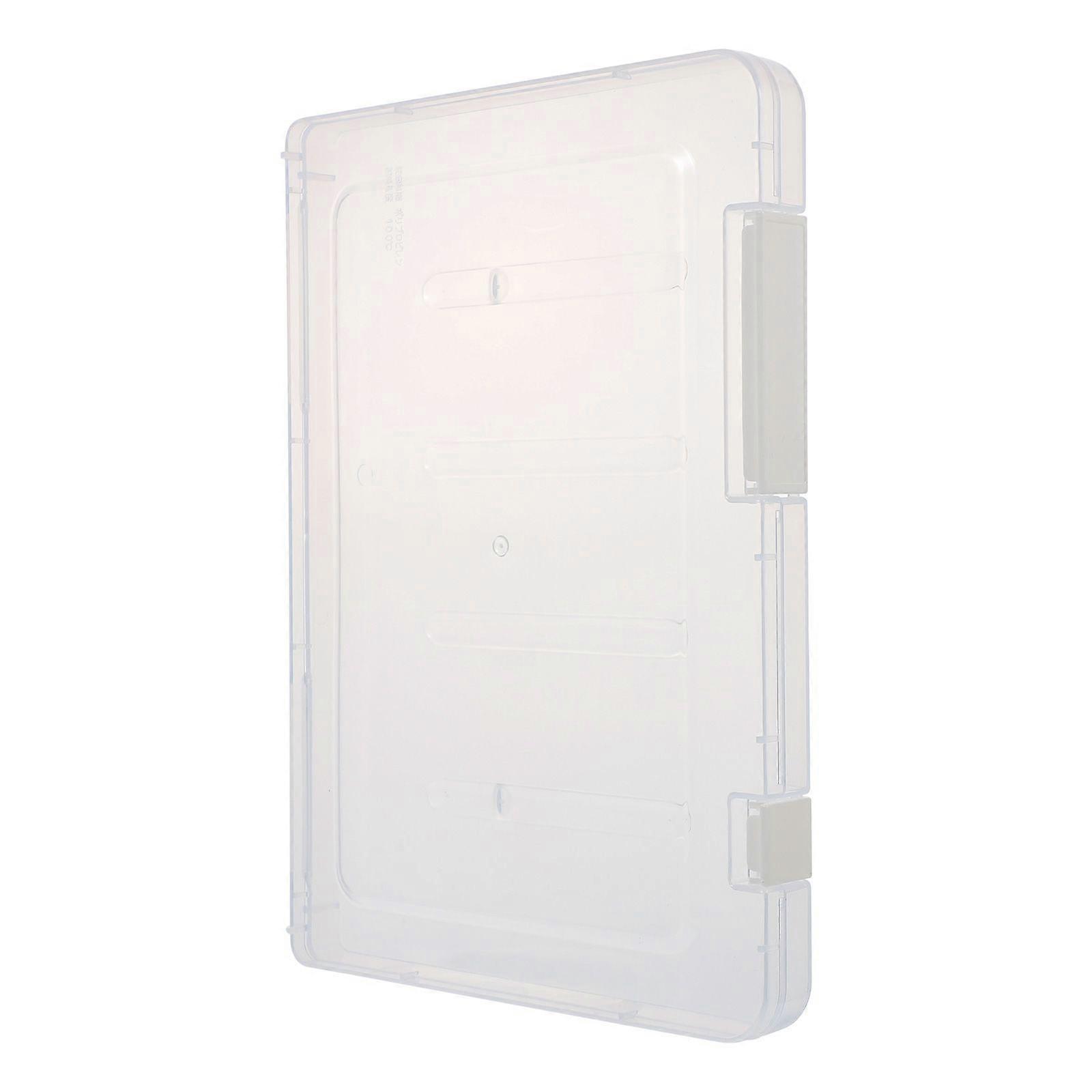 1Pc Durable Document File Storage Box Practical Desktop Storage Holder (As Shown)