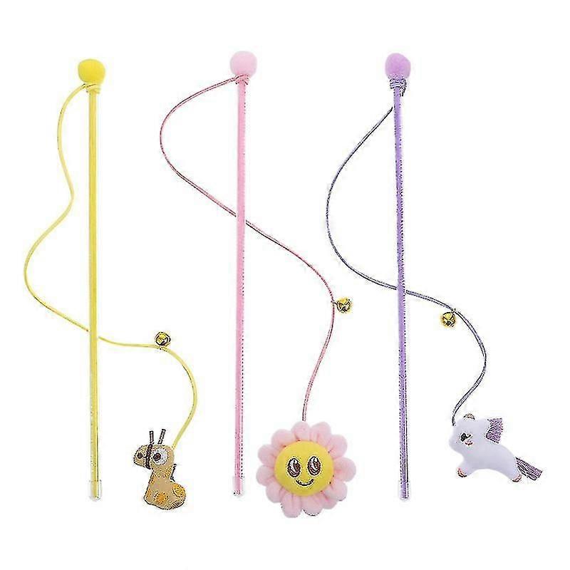 3pcs Cat Teasing Stick-1