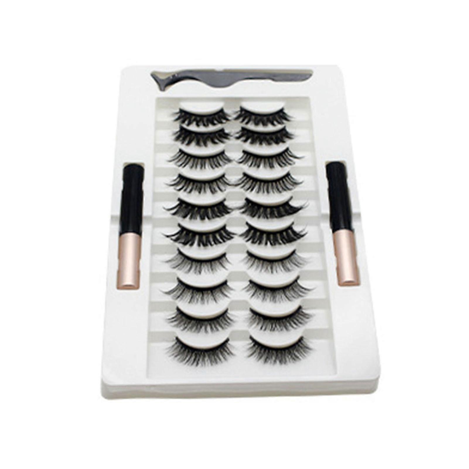 Natural Eyelash Extensions Fluffy Wispy Self Adhesive Lashes