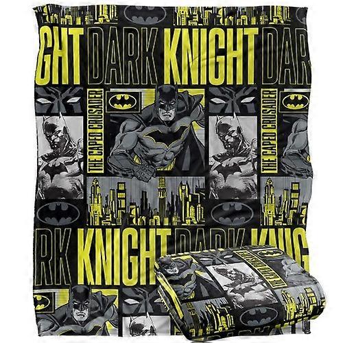 Batman Dark Knight Comic Montage Blanket