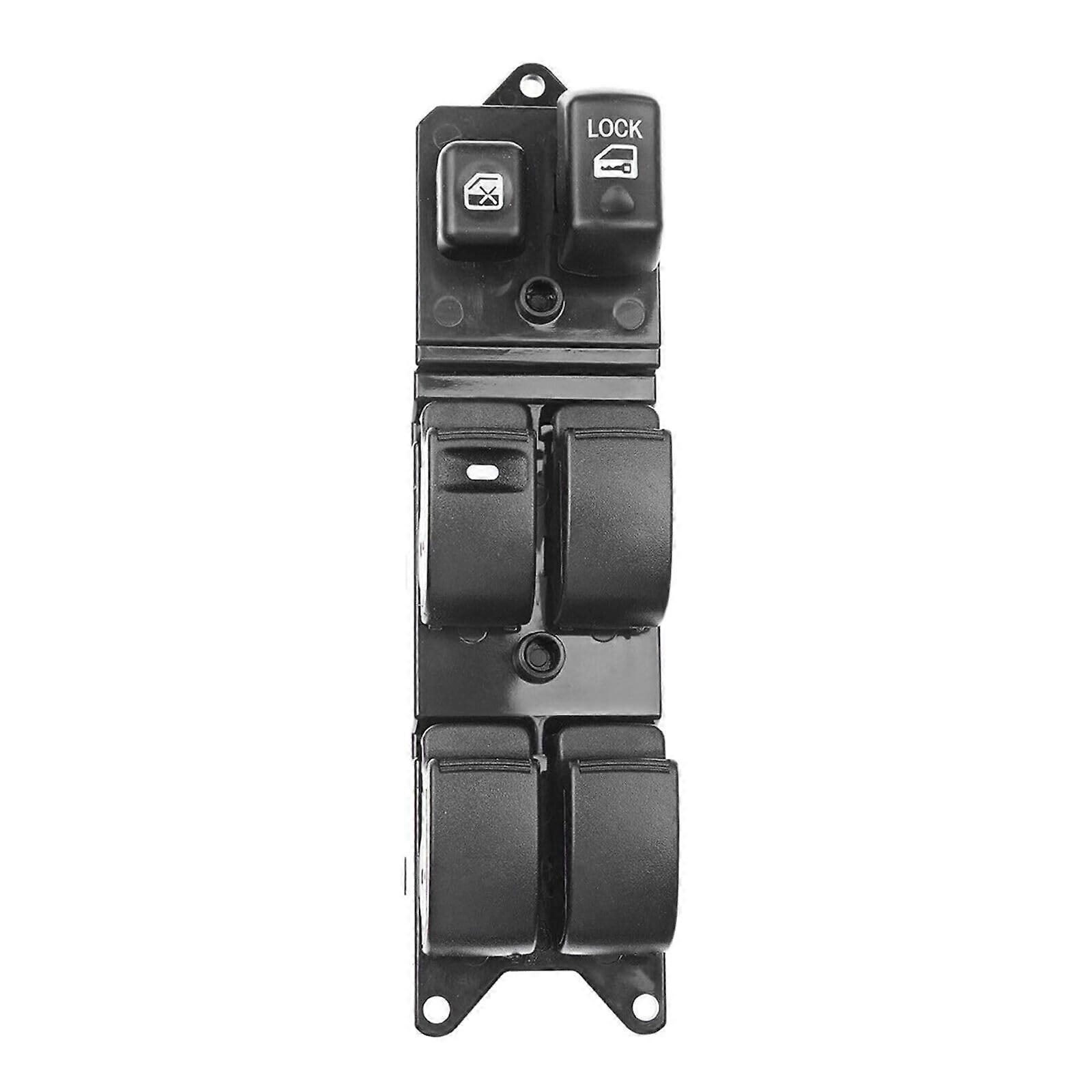 Power Window Switch for Mitsubishi Lancer 2008-2015 L4 2.0L Front Driver Side Black 18 Blades Replacement Part