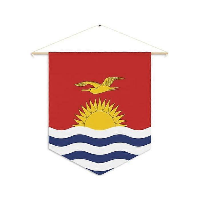 Flag - Kiribati - 30 x 45 cm - Polyester - Double-sided print - Accessories included