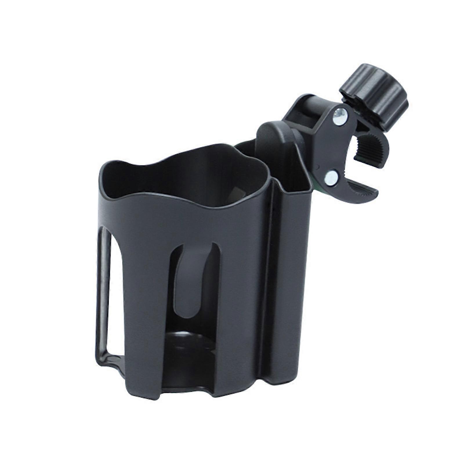 2 in 1 Stroller Handlebar Mount Safety Cup Holder for Most Pram Pushchair Carriage Armrest Mount Cup Holder Bottle Rack