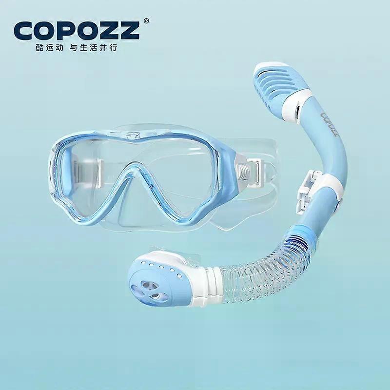 Underwater Scuba Diving Mask and Snorkel Anti-Fog Goggles Glasses Diving Swimming Easy Breath Tube Set for Kids Children