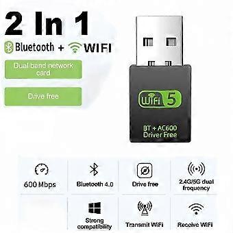 AX900 USB WiFi 6 Bluetooth 5.3 Adattatore 2in1 Dongle Dual Band 2.4G e 5GHz USB WiFi Rete Wireless Wlan (Opzioni 600Mbps BT4.0 WIFI 5)