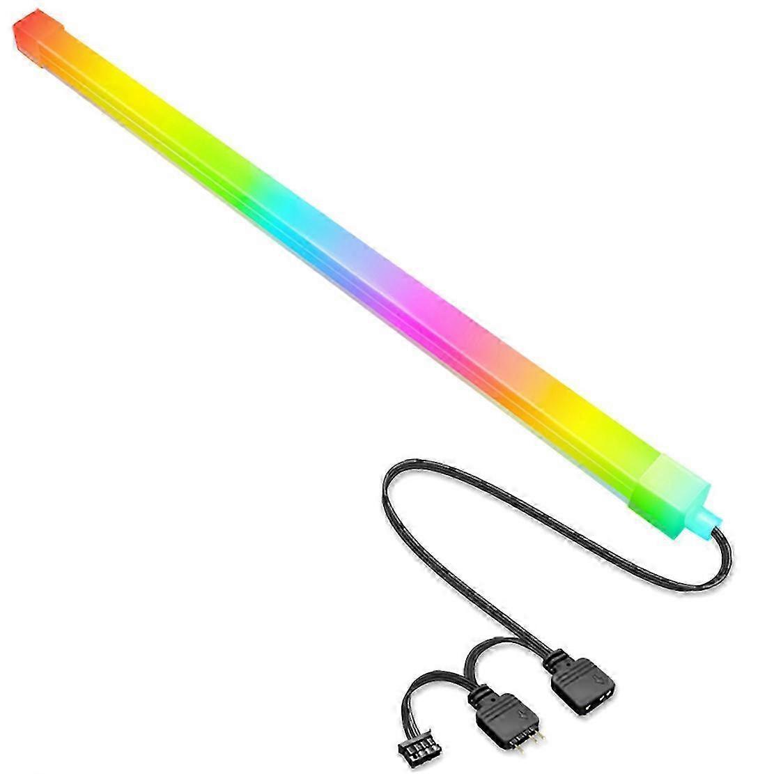 5V ARGB LED Light Bar for PC Case with 3PINx2+4PIN Connector Computer Chassis Decorative RGB Lighting Strip