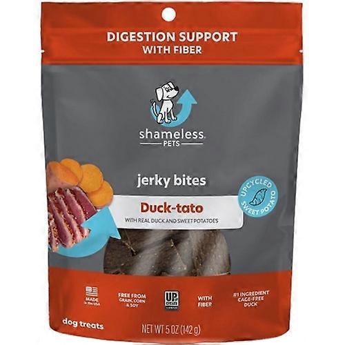 Shameless Pets Shameless Dog Jerky Bites, 5 oz, eend/zoete aardappel