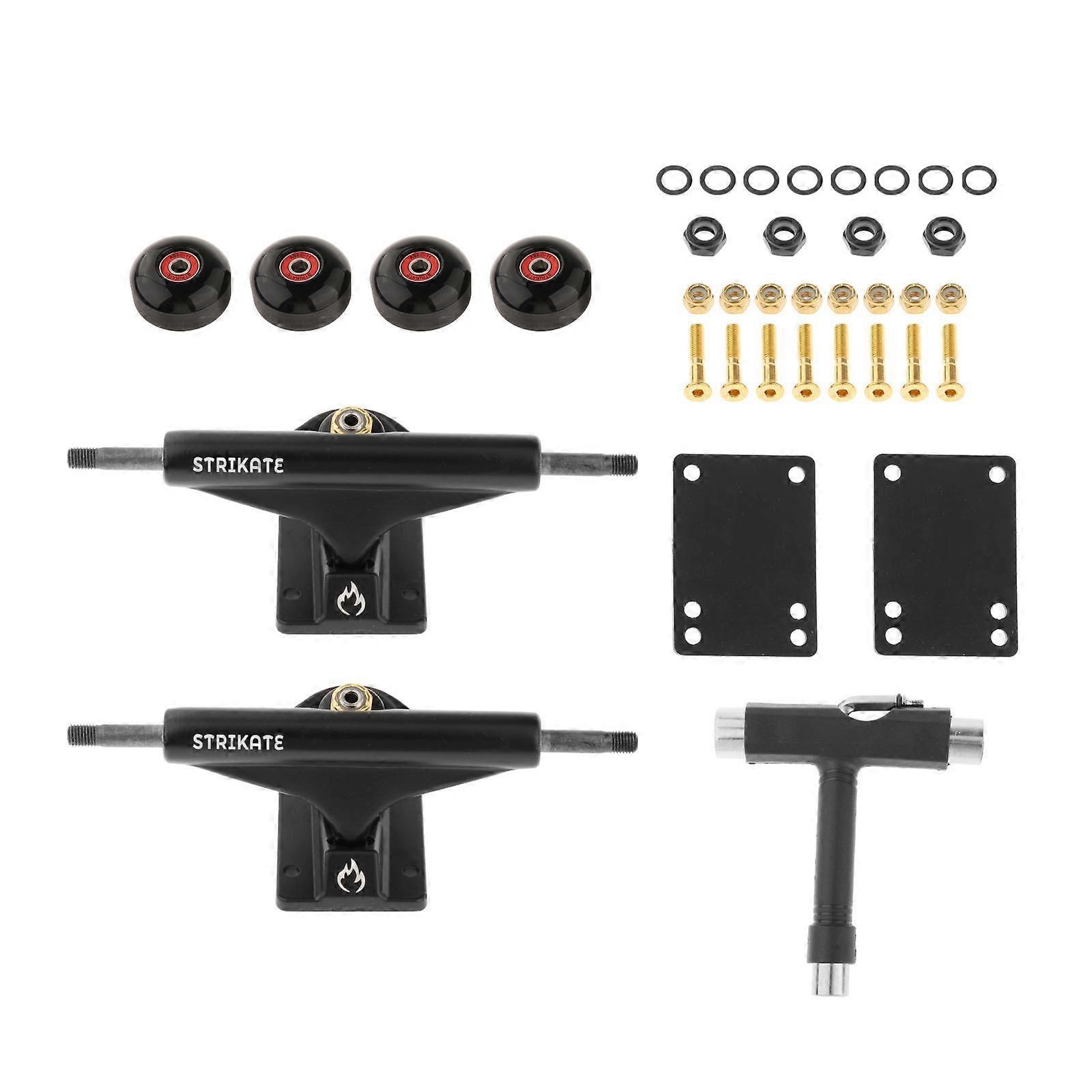 Skateboard TRUCKS 52mm Rodas e Rolamentos com Pastilhas