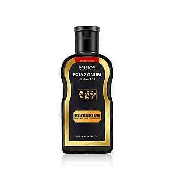 2 piezas Polygonum multiflorum champú cuidado del cabello negro champú limpio nutritivo suave