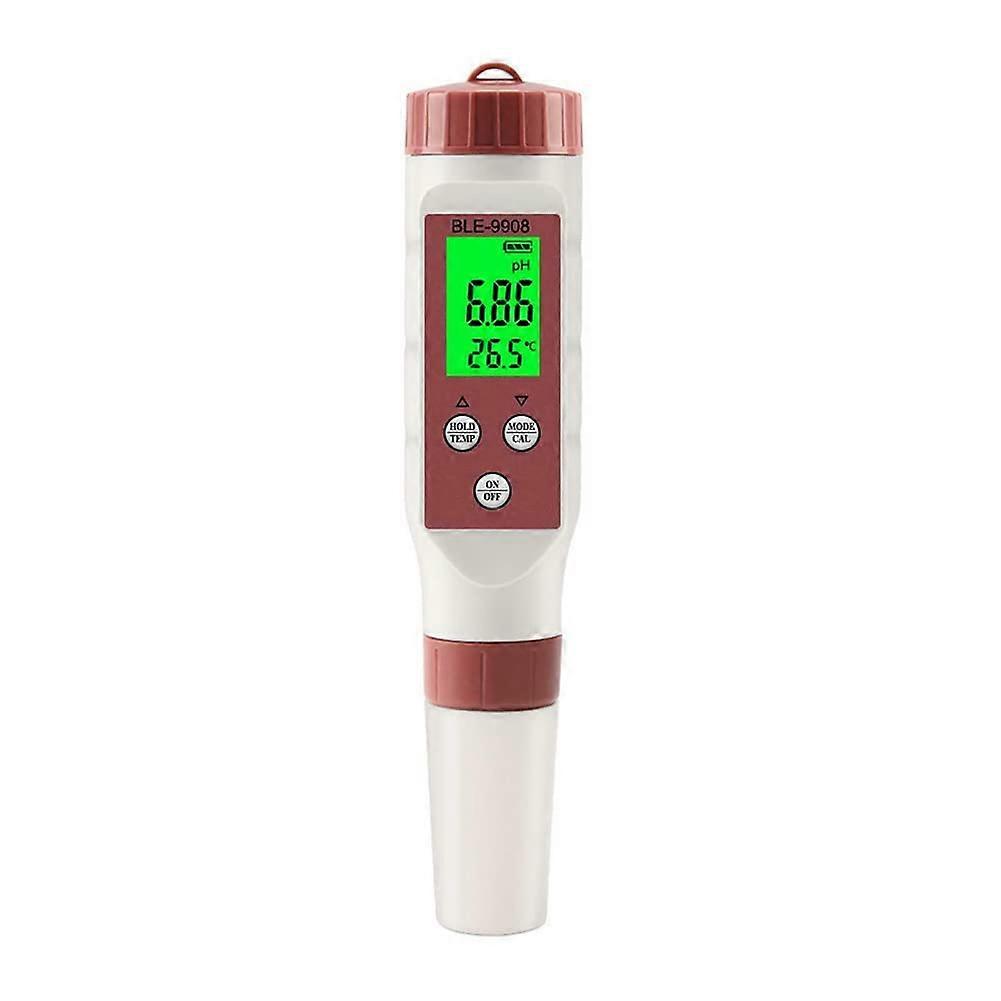 Digital Water Quality Tester, Blue Tooth Gauge PH/EC/Temp Meter Water Quality Tester ATC for Drinking Water  Swimming Pool Ref: 5760
