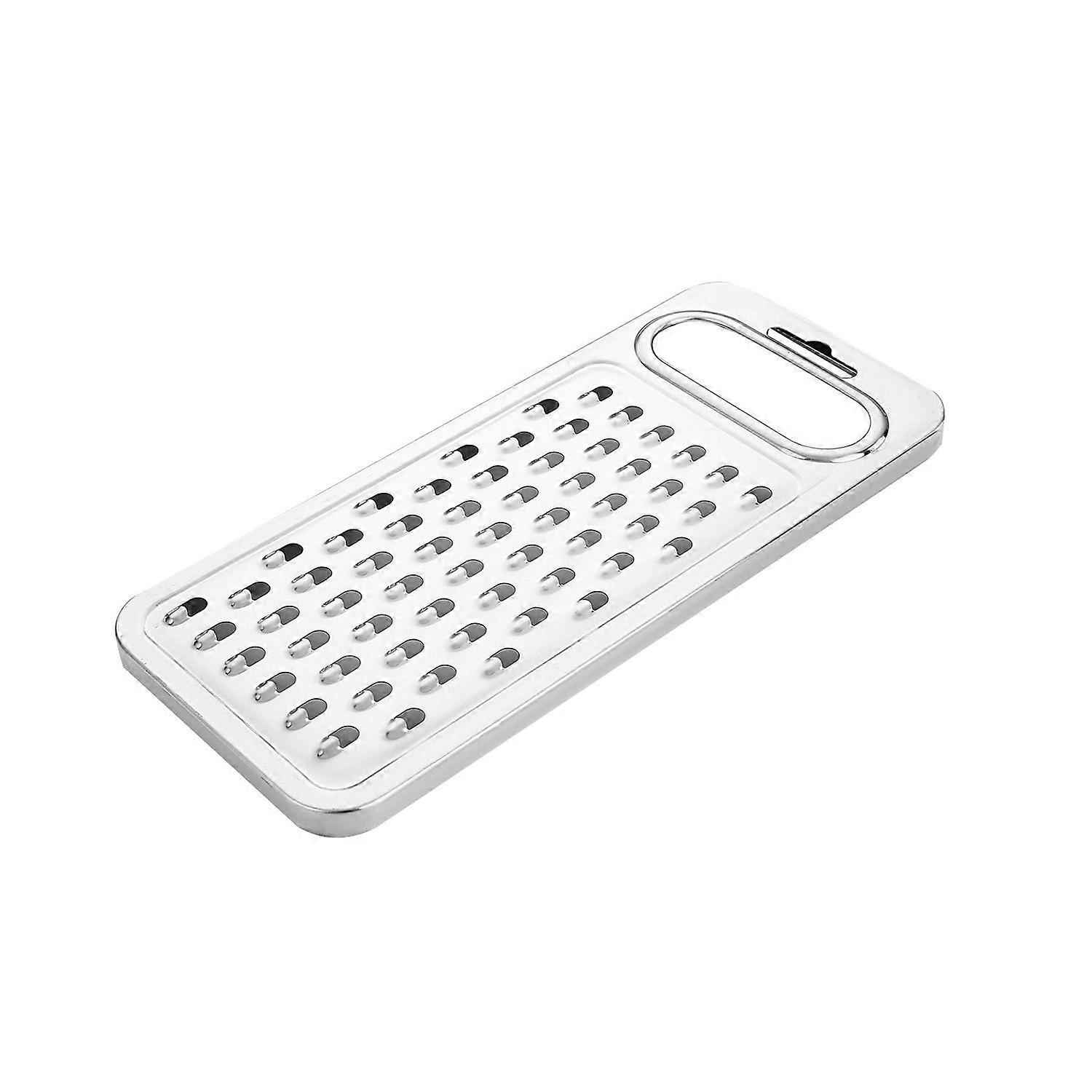 1pc, silver vegetable grater, coarse grating, stainless steel, stele