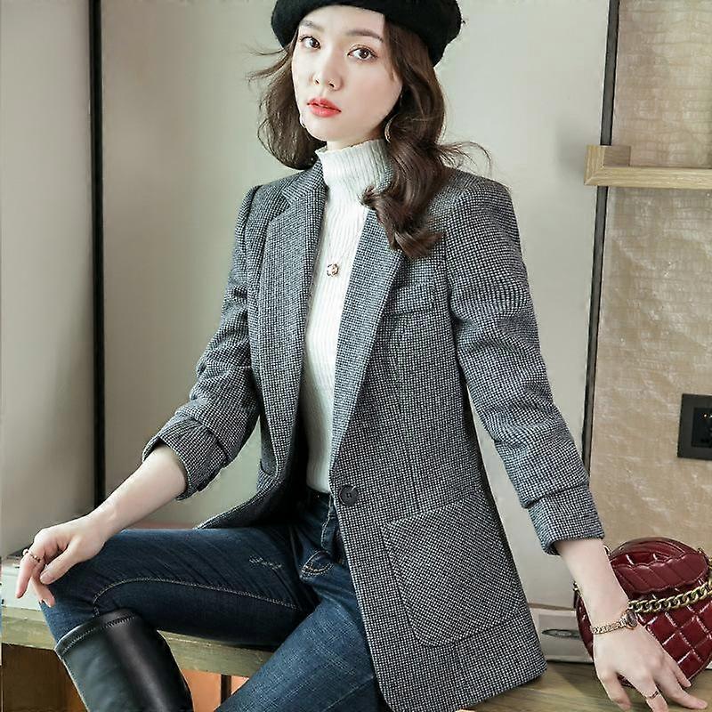 Women's Woolen Thick Suit Jacket