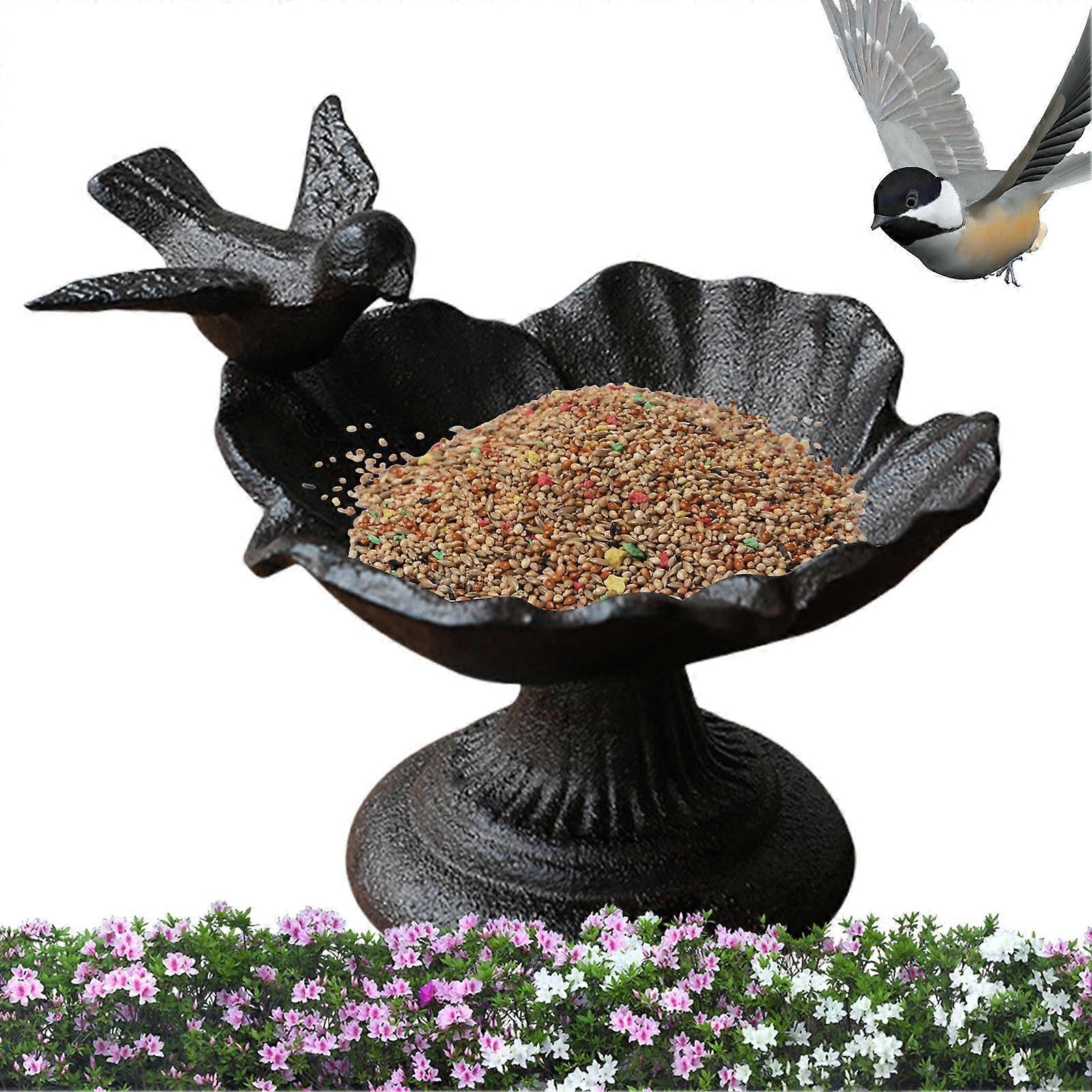 Retro bird feeder to attract wild birds, finches and tits