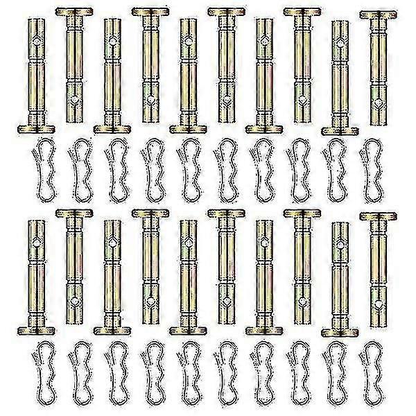 20 Shear & Cotter Pins for Snowblower 738-04124A & 714-04040, 0.55x1.63 Inch Replacement Pins