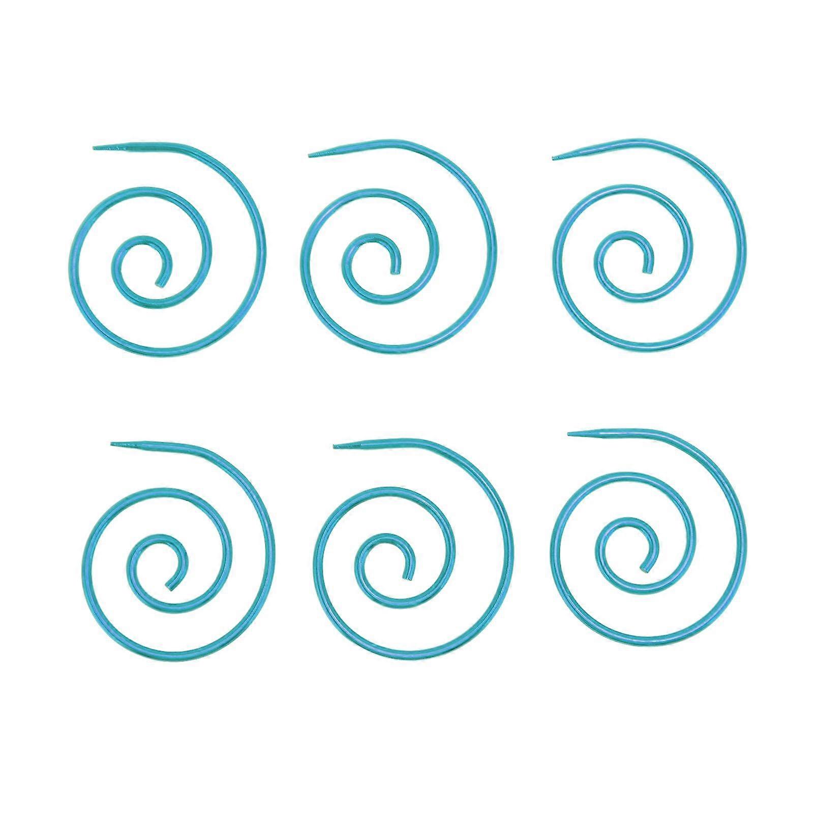 2025 Latest Model  6Pcs Spiral Cable Knitting Needle Multifunction Metal