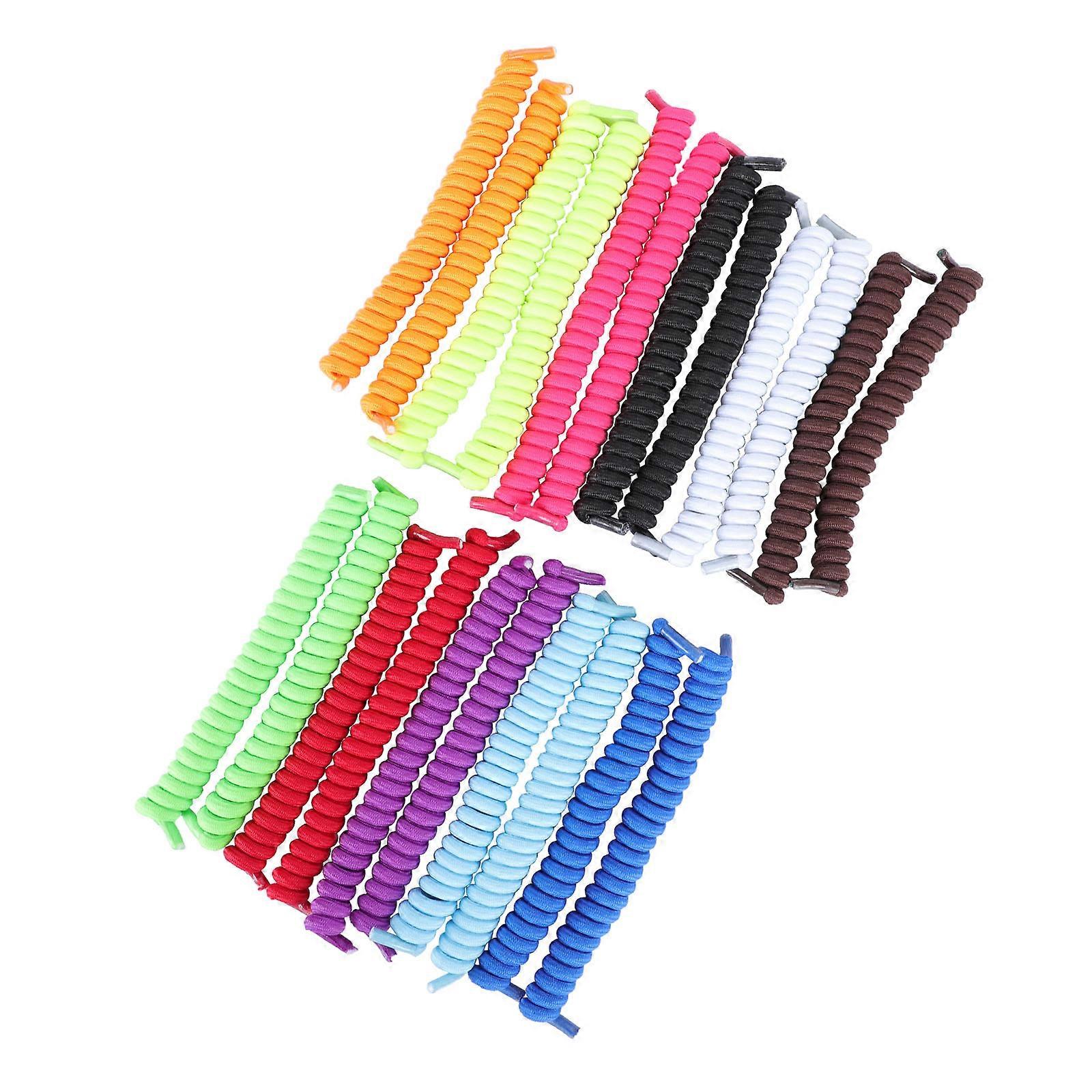 11 Pairs Elastic Shoe Straps Creative Design