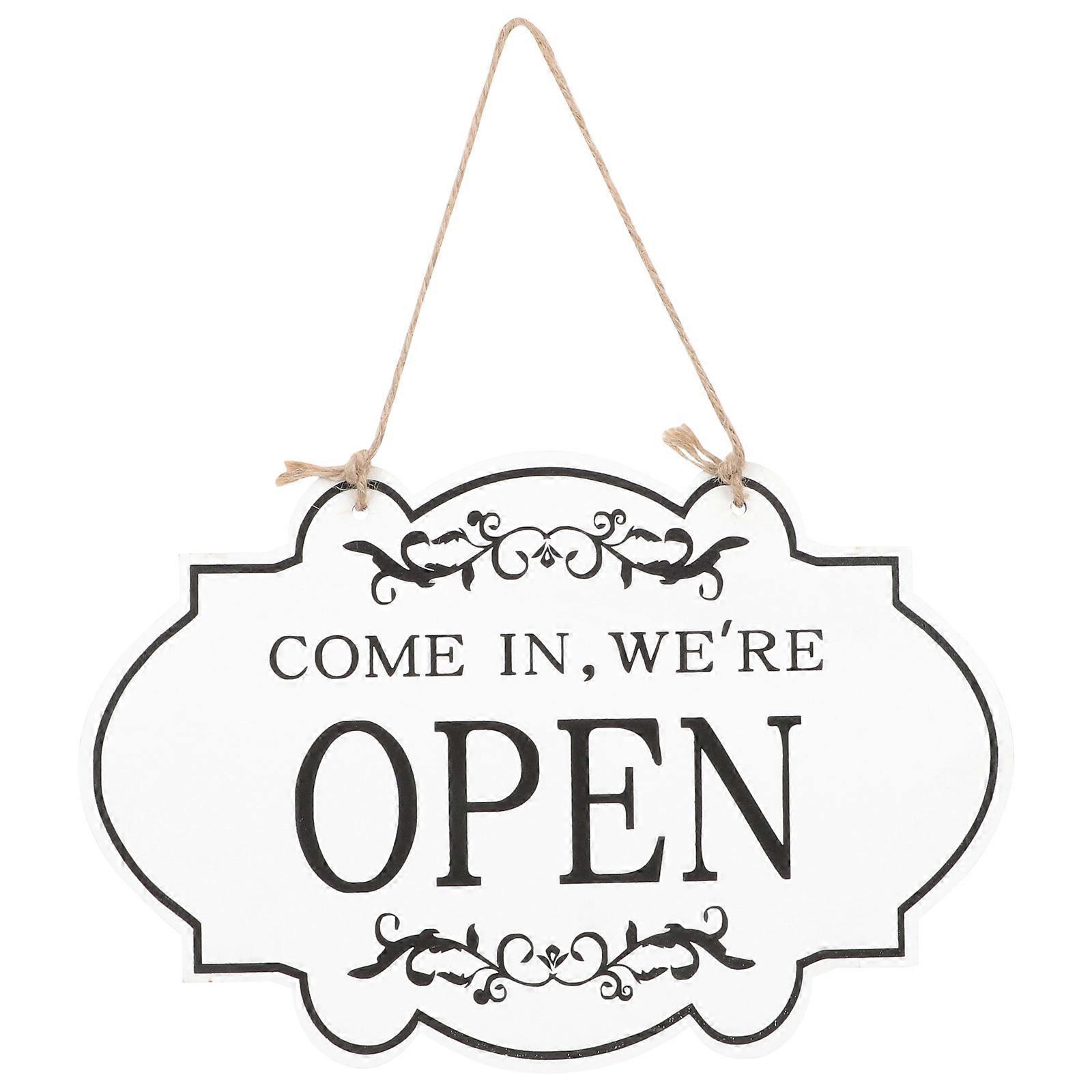 Elegant Wooden Sign, Combines Durability with Decorative Appeal