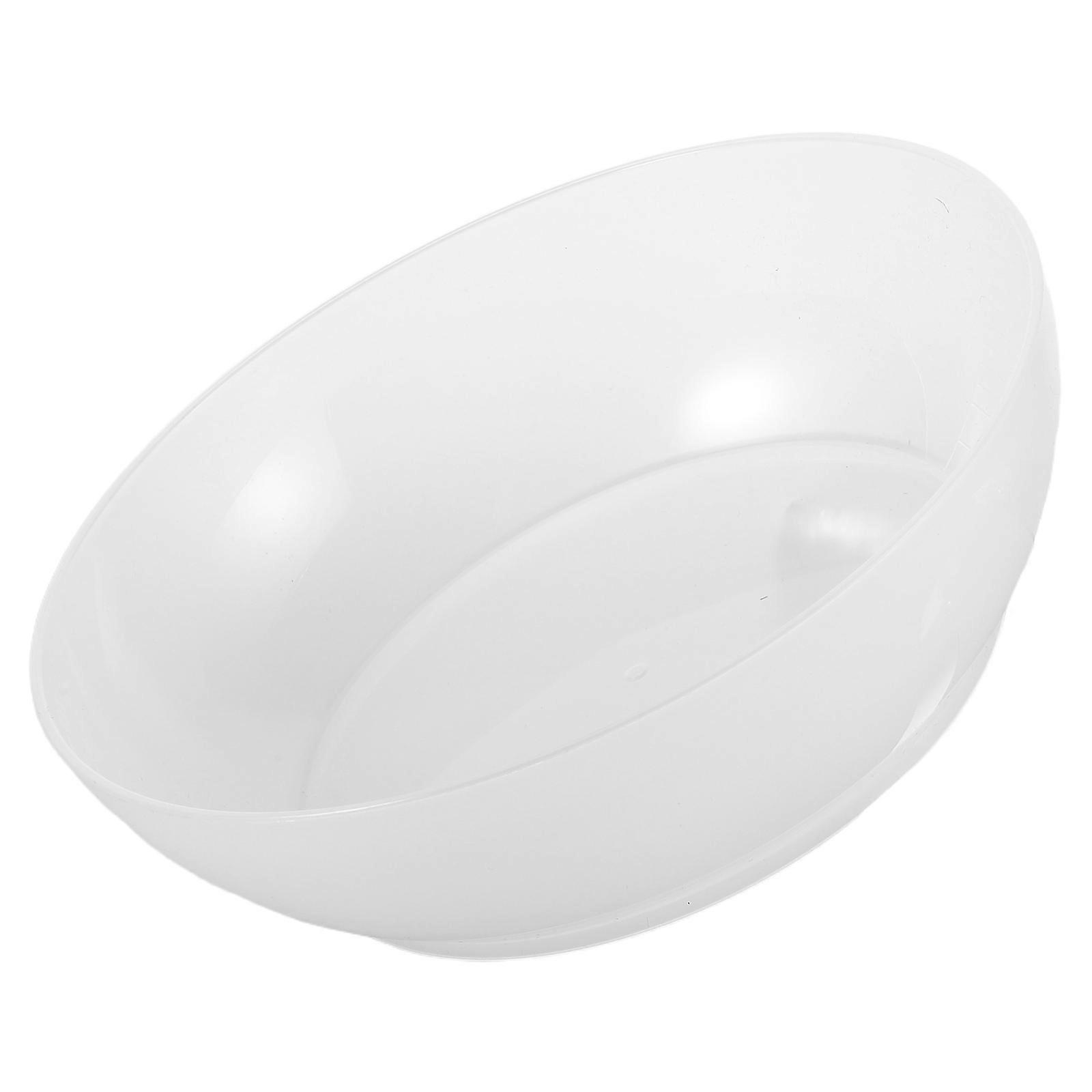 Round Food Tray Capacity Markings Easy to Clean Baking Enthusiasts 600ml 1Pcs