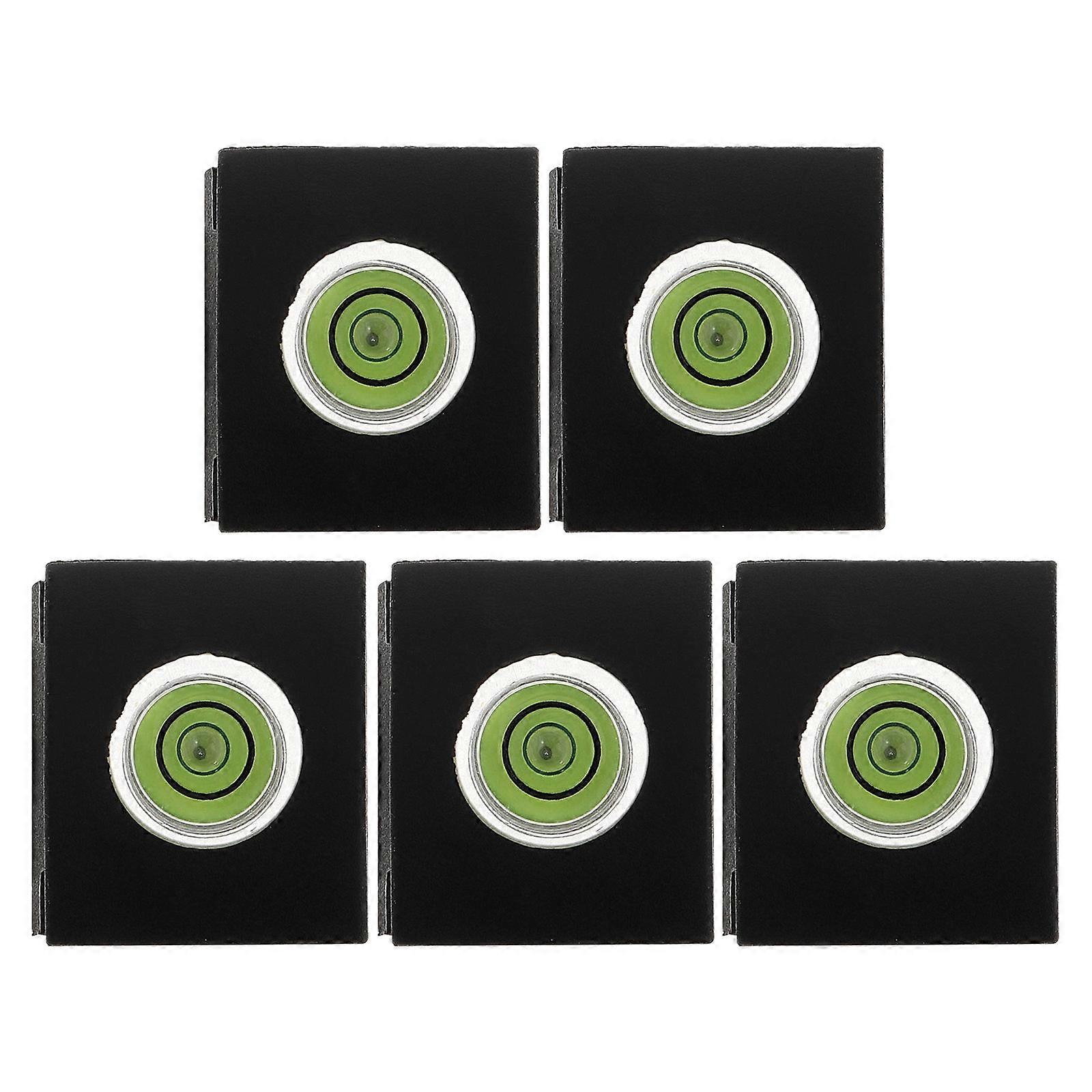 Camera Flashlight Accessory Camera Hot Shoe Covers Shooting Environments Square Plastic Leveling 5Pcs