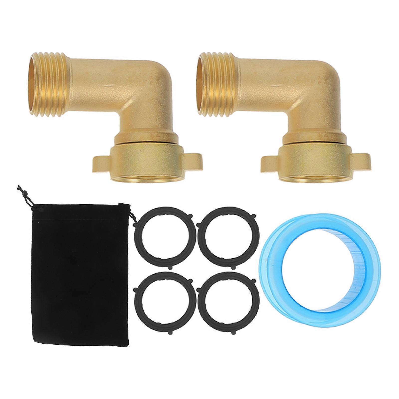 Faucet to Hose Adapter Water Hose Connect Fitting Household Appliances Garden Maintenance 5.50X5.00X3.00CM 5-Piece Set