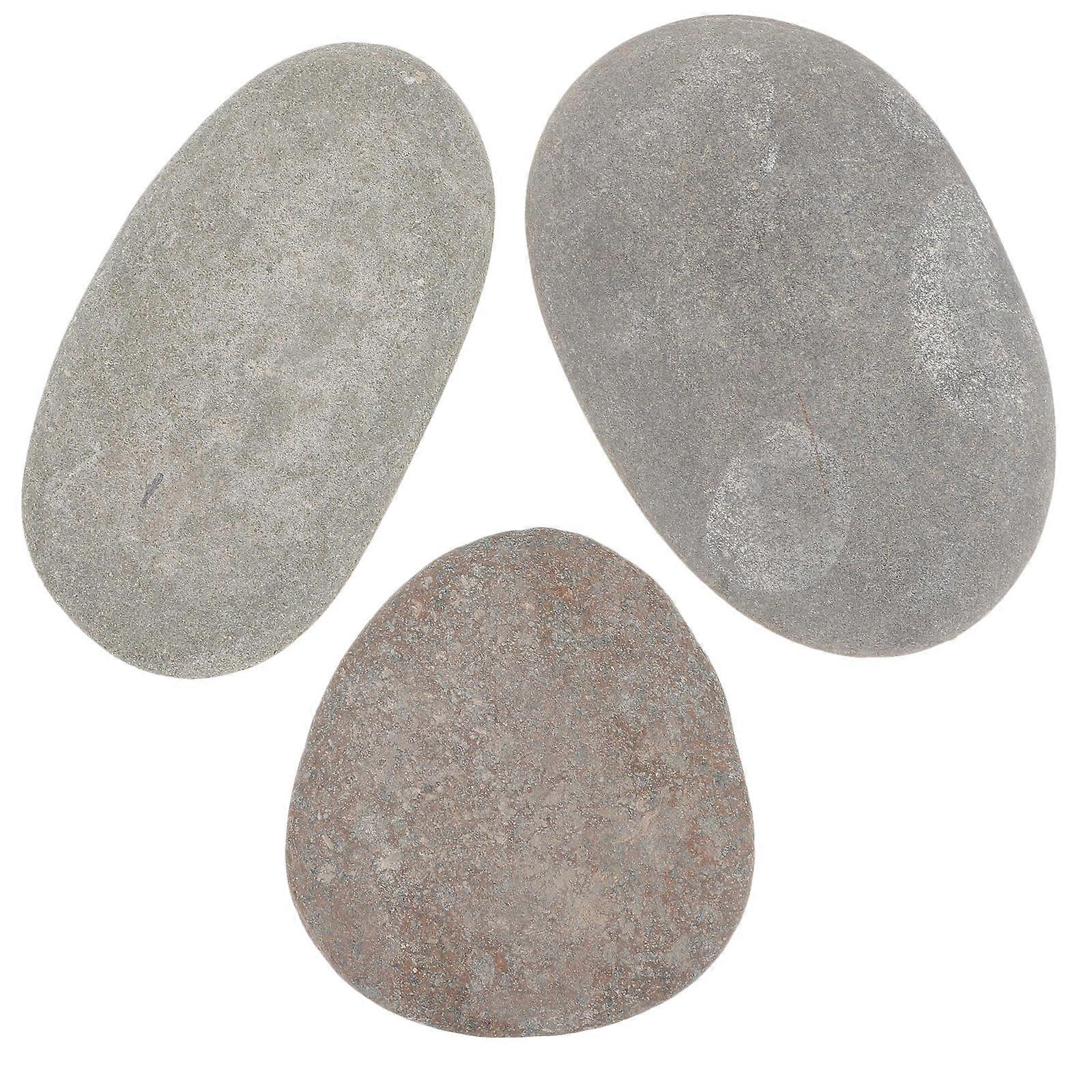 3pcs Turtle Basking Platform Stones for Aquarium Reptile Tanks Natural Flat Terrace Resting Stand for Water Turtles, Frogs, and Lizards Easy