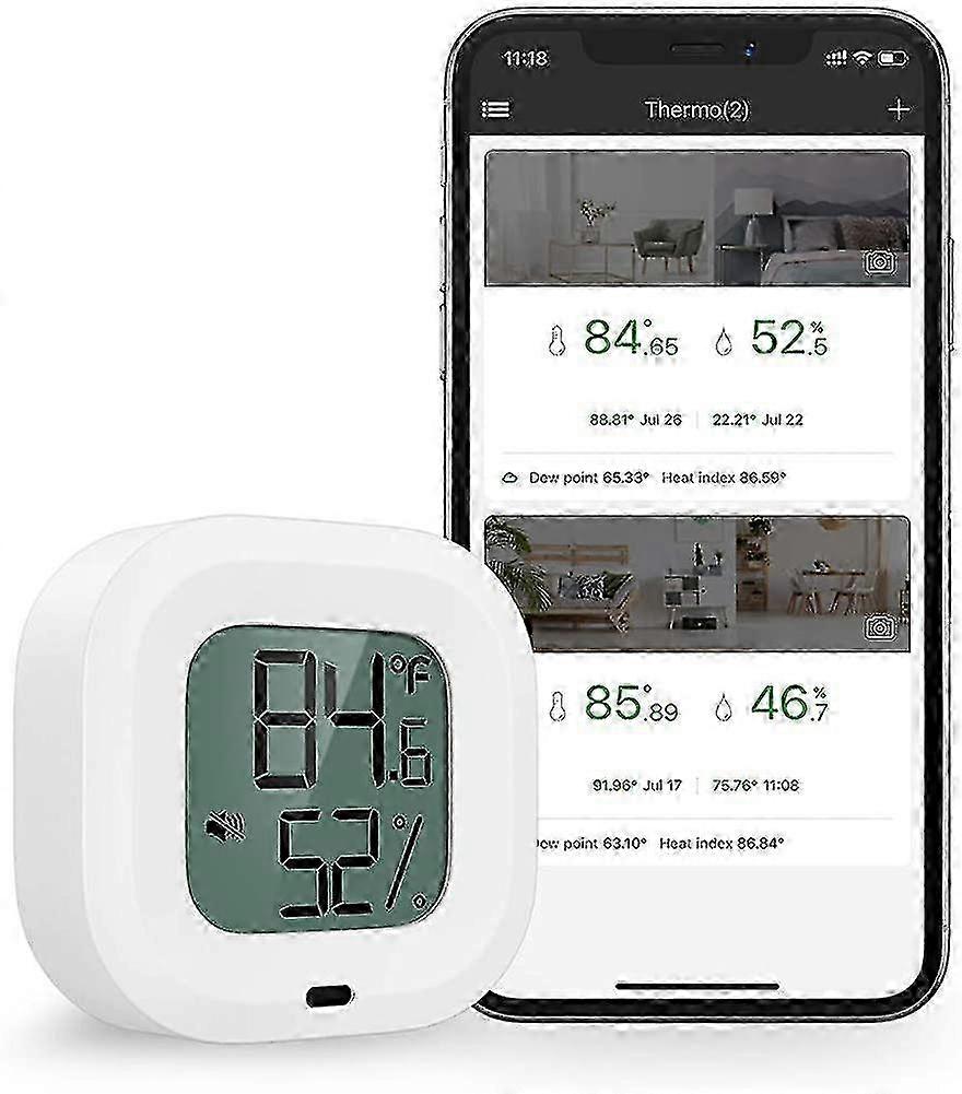 Bluetooth Thermometer Hygrometer. Indoor Thermometer. Wireless Accurate Humidity