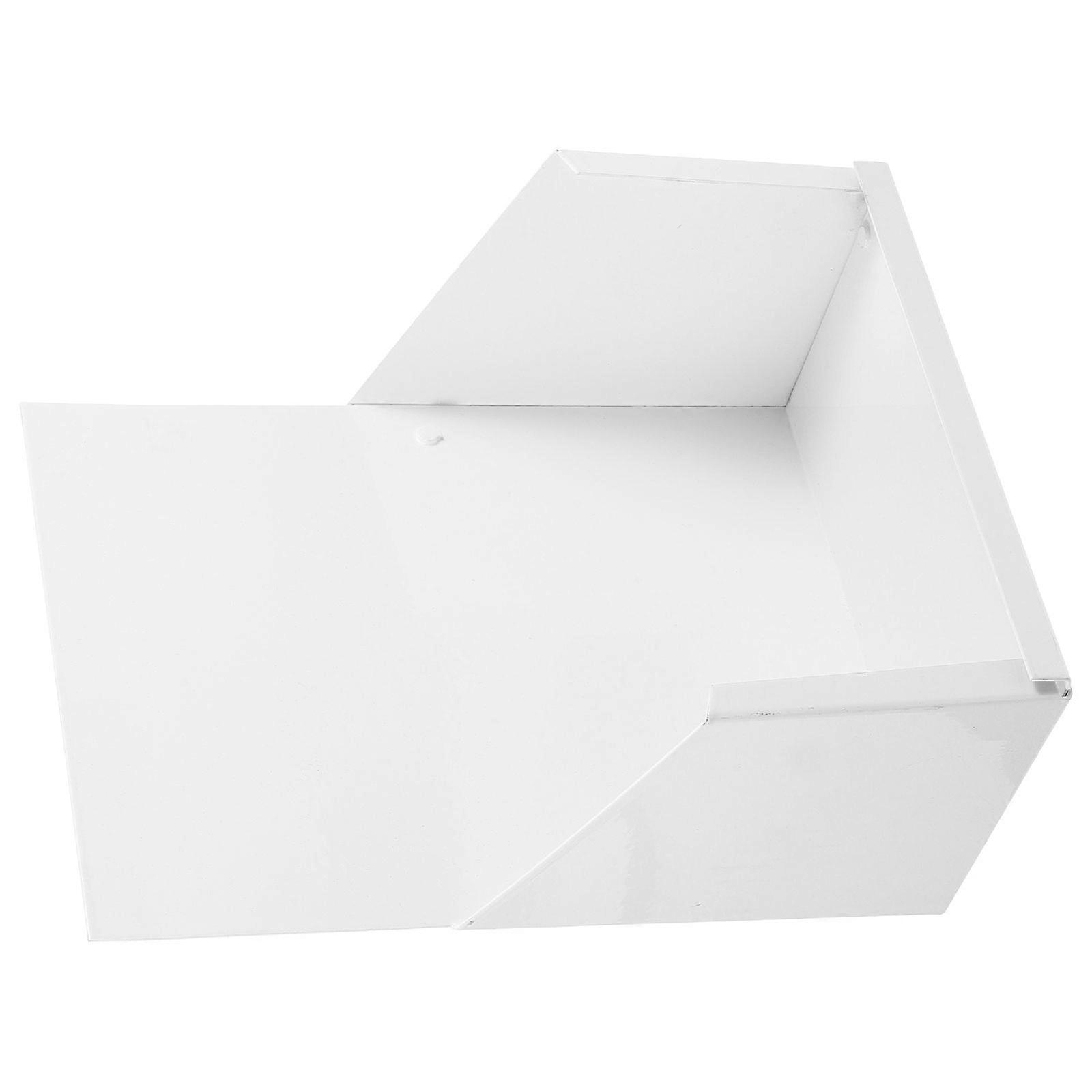 Splash Blocks for Gutters Dowmspouts Downspout Splash Block Homeowners Gardeners White 8.9X6.9X3.9in Drain Rainwater 1Pack