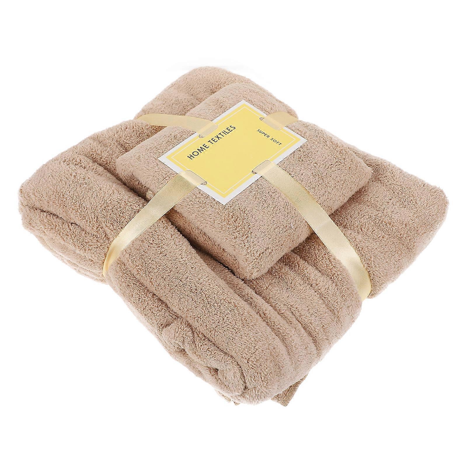 Rapid Drying Bath Towel Skin Friendly Towel Set Bathroom Use Comfortable 2Pcs