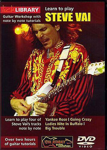 Lick Library Learn to Play Steve Vai DVD cert E - Region 1