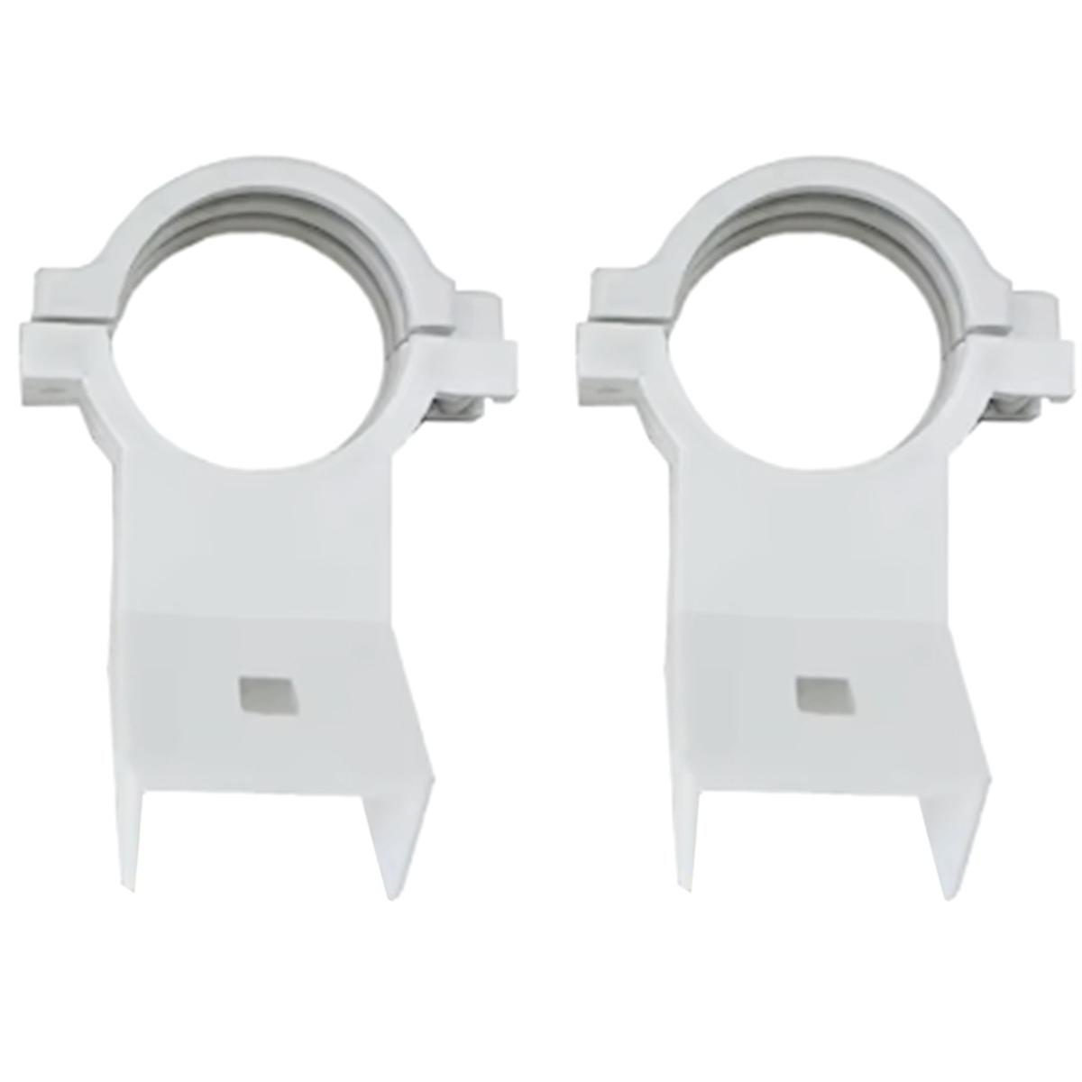 2pcs KU Band LNB Holder for Satellite Dishes 20mm Plastic Bracket, Weatherproof for Multiple Dish Si
