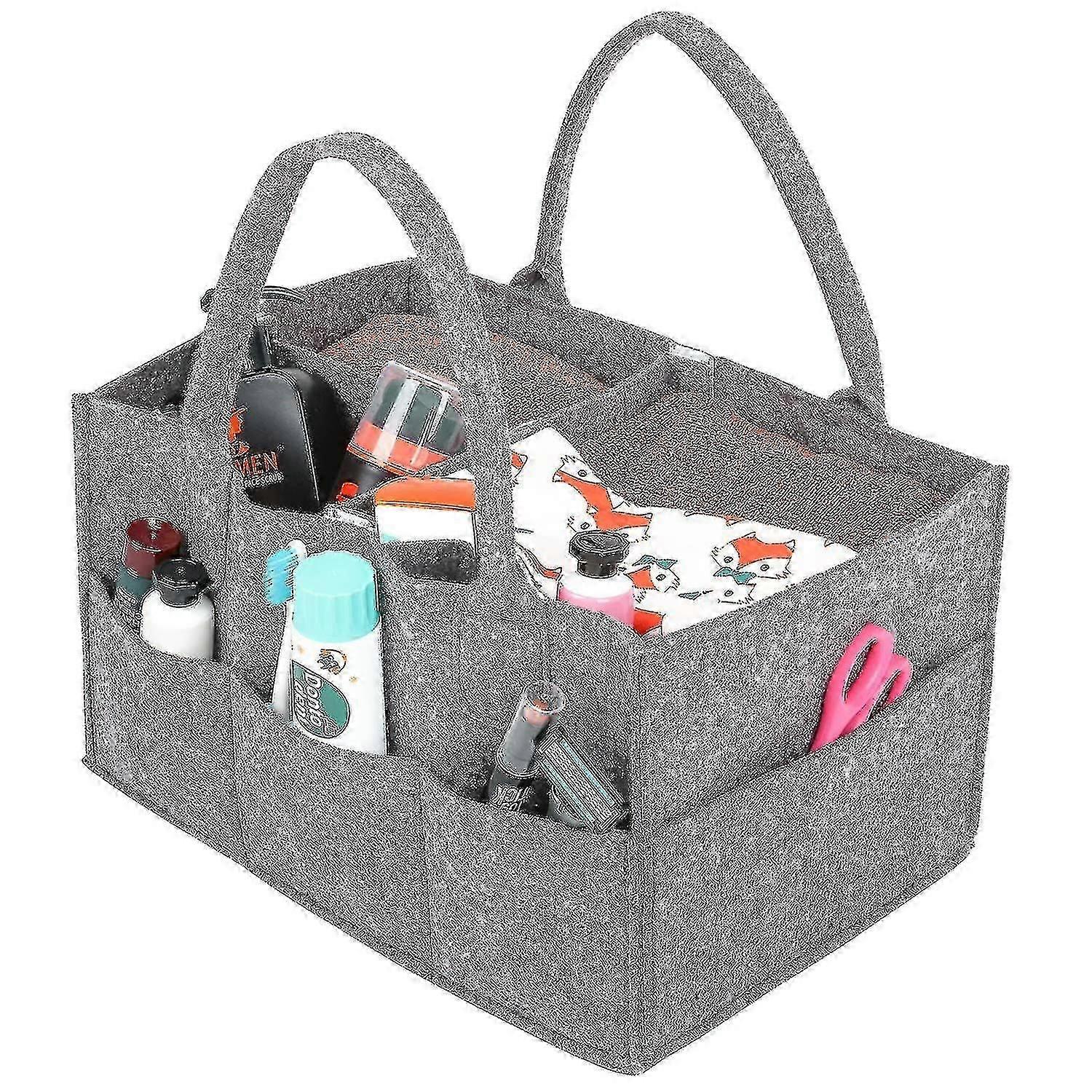 Bleiearrangør, bærbar bleiepose med utskiftbare rom