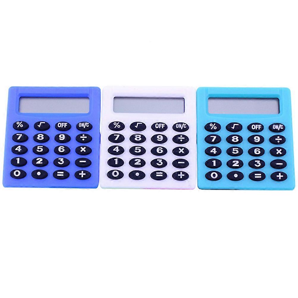 Calculatrices de bureau pour les étudiants et les collègues Addition Soustraction Multiplication 3Set