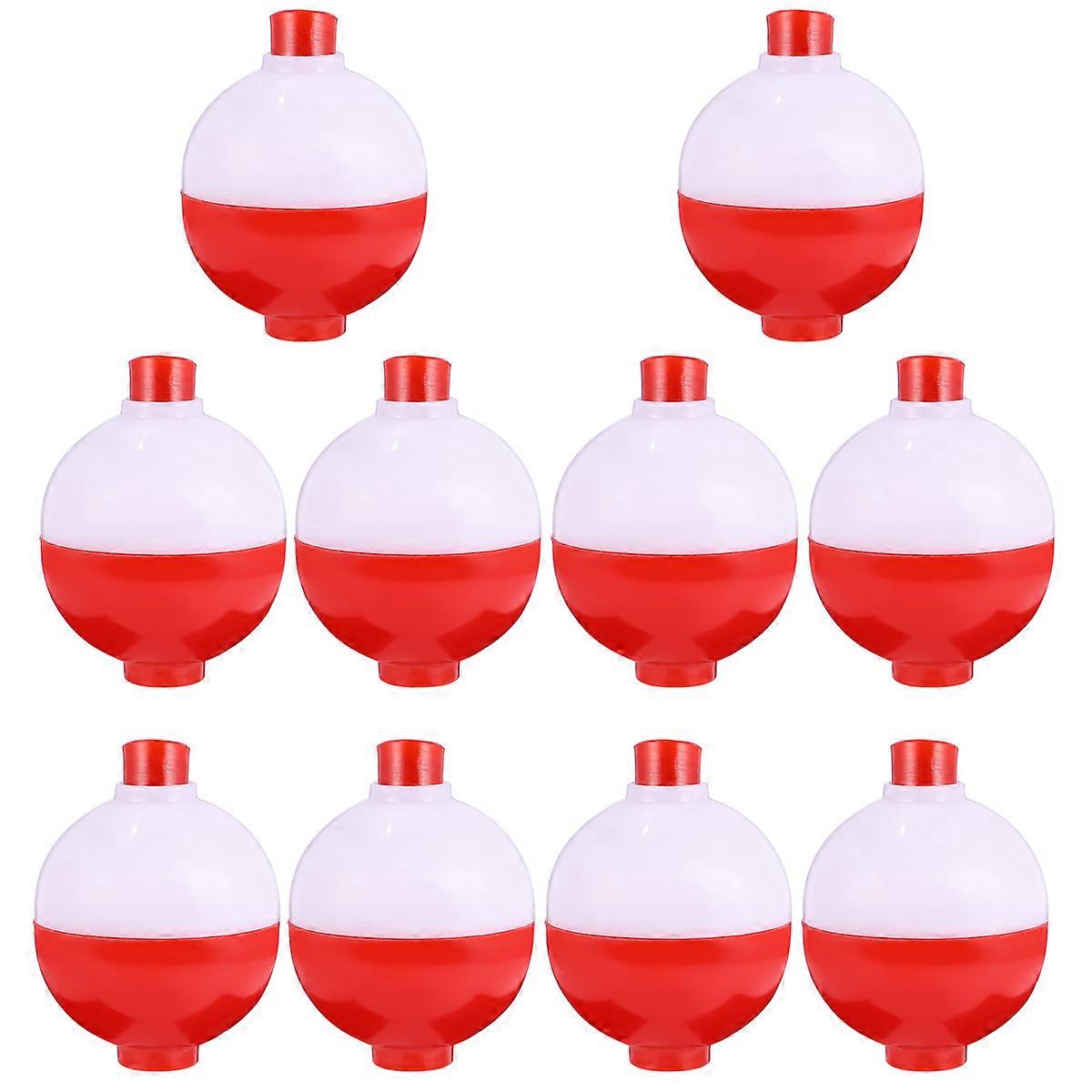 Bait Float Beads Fishing Float Ring Floating Ball Luya Bait for Fishing Lovers White 10Pcs