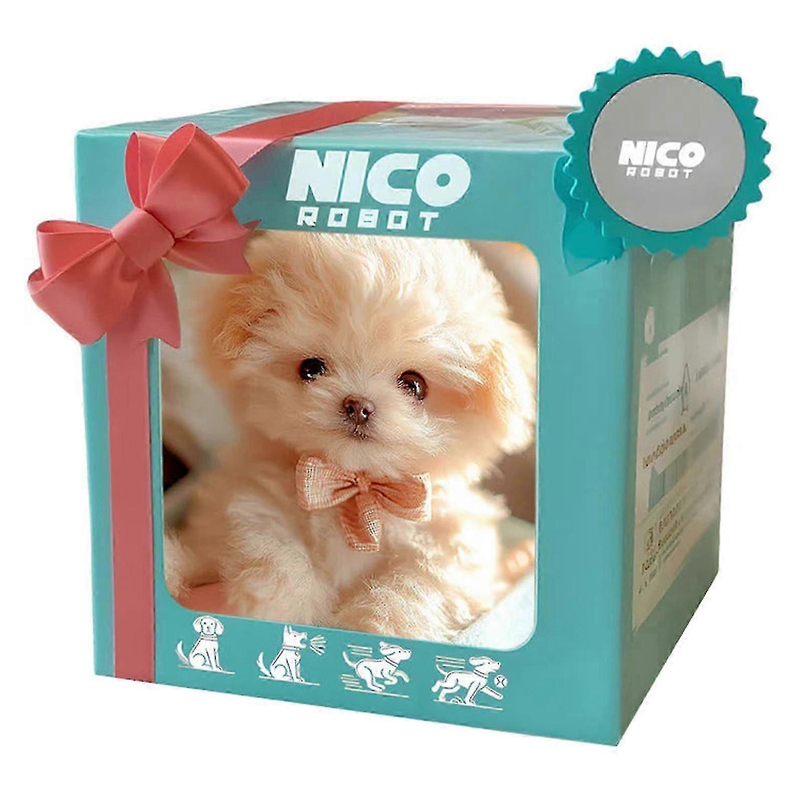 Chiot robotique chien robot réaliste Chien robot Ai chiot robot réaliste qui agit comme un vrai chiot, marche et aboie