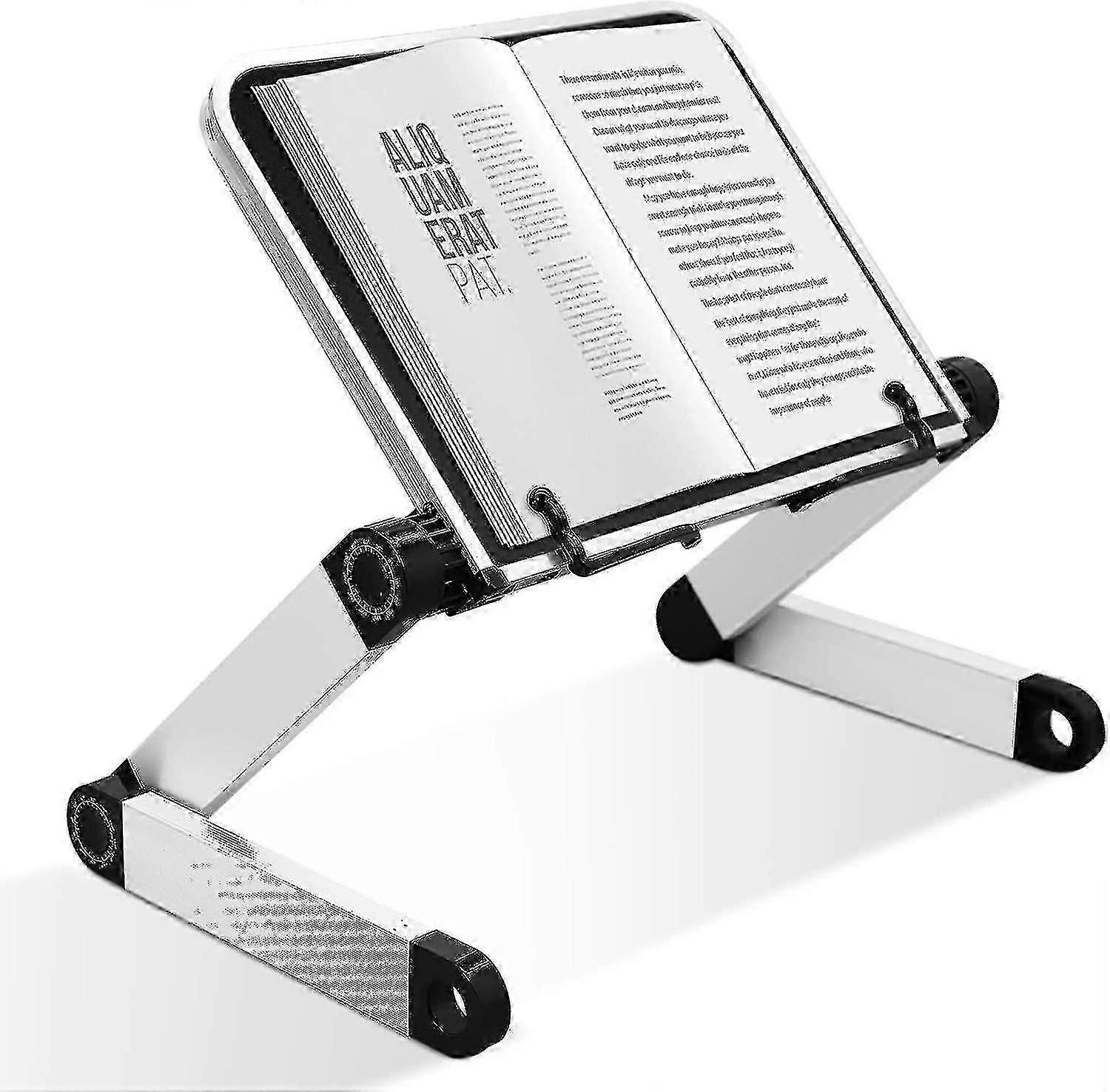 Bokstativ Laptopstativ Justerbar bokholderbrett med sidebinders Ergonomisk H