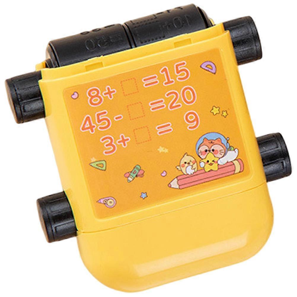 Wear-Resistant Math Roller Classroom Use Children Plastic Math Problems Generation 1Set