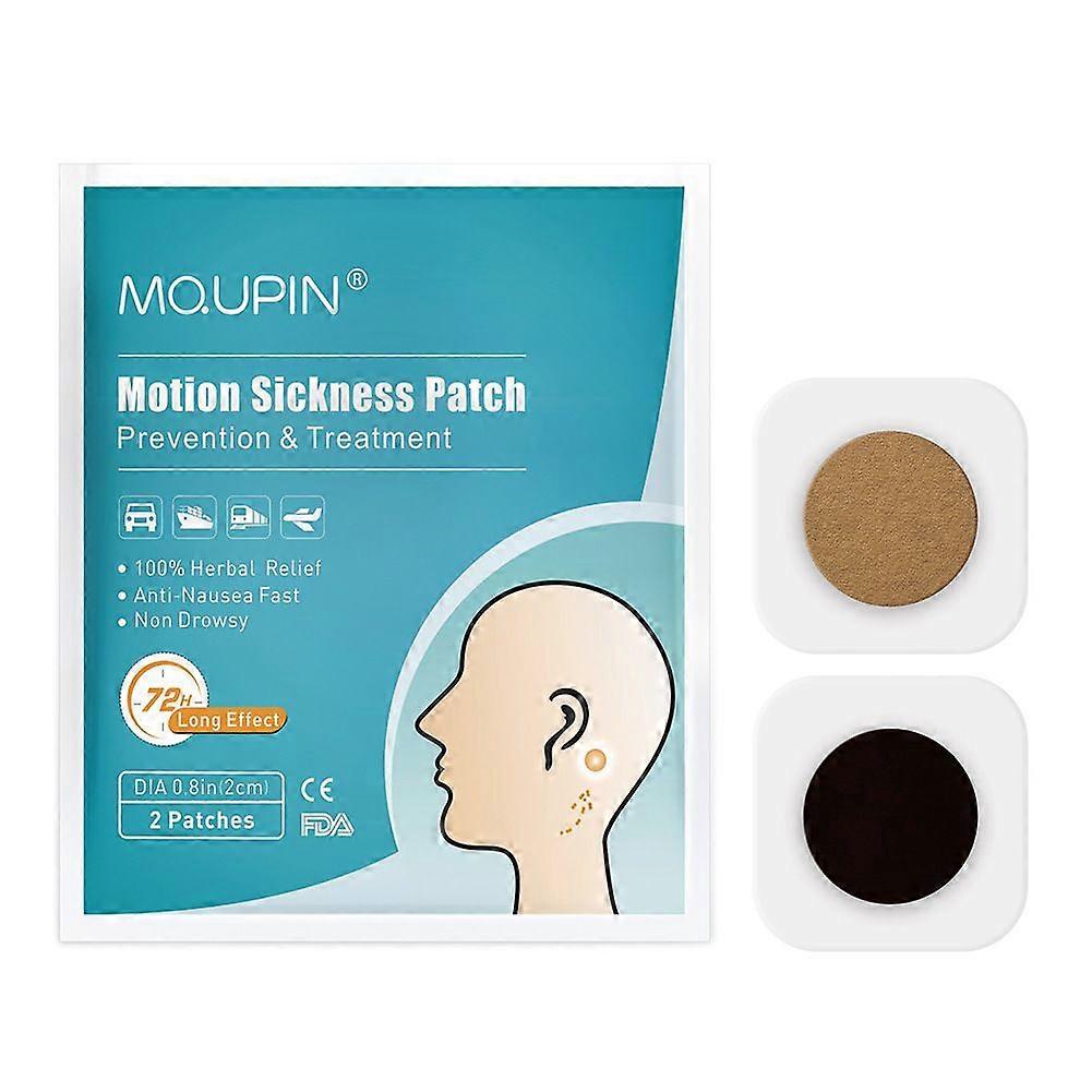 Motion Sickness Patch, 20pcs Sea Sickness Patches, Non Drowsy, Reduce Dizziness from Seasickness and carsickness, Travel Essentials Suit for Car and