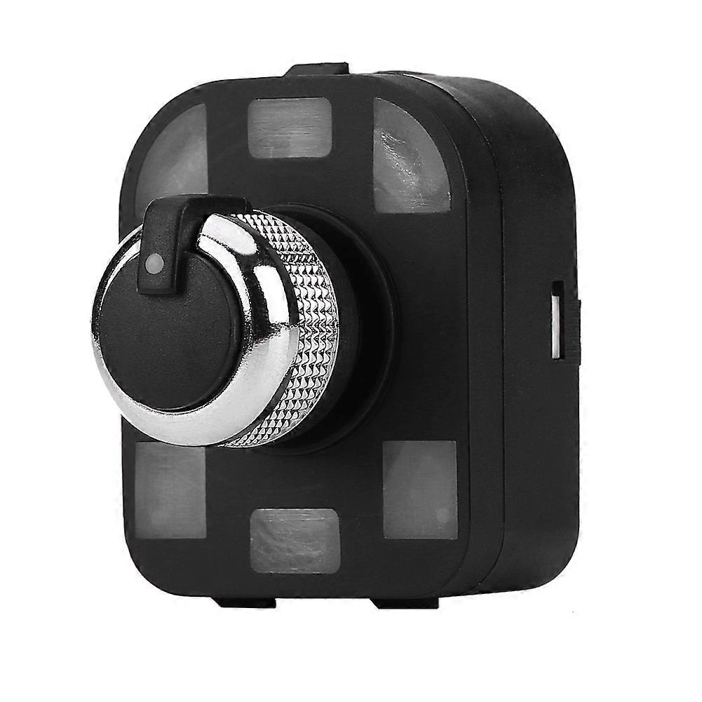 Car Side View Mirror Rear View Mirror Switch Adjust Control Knob with Heat for