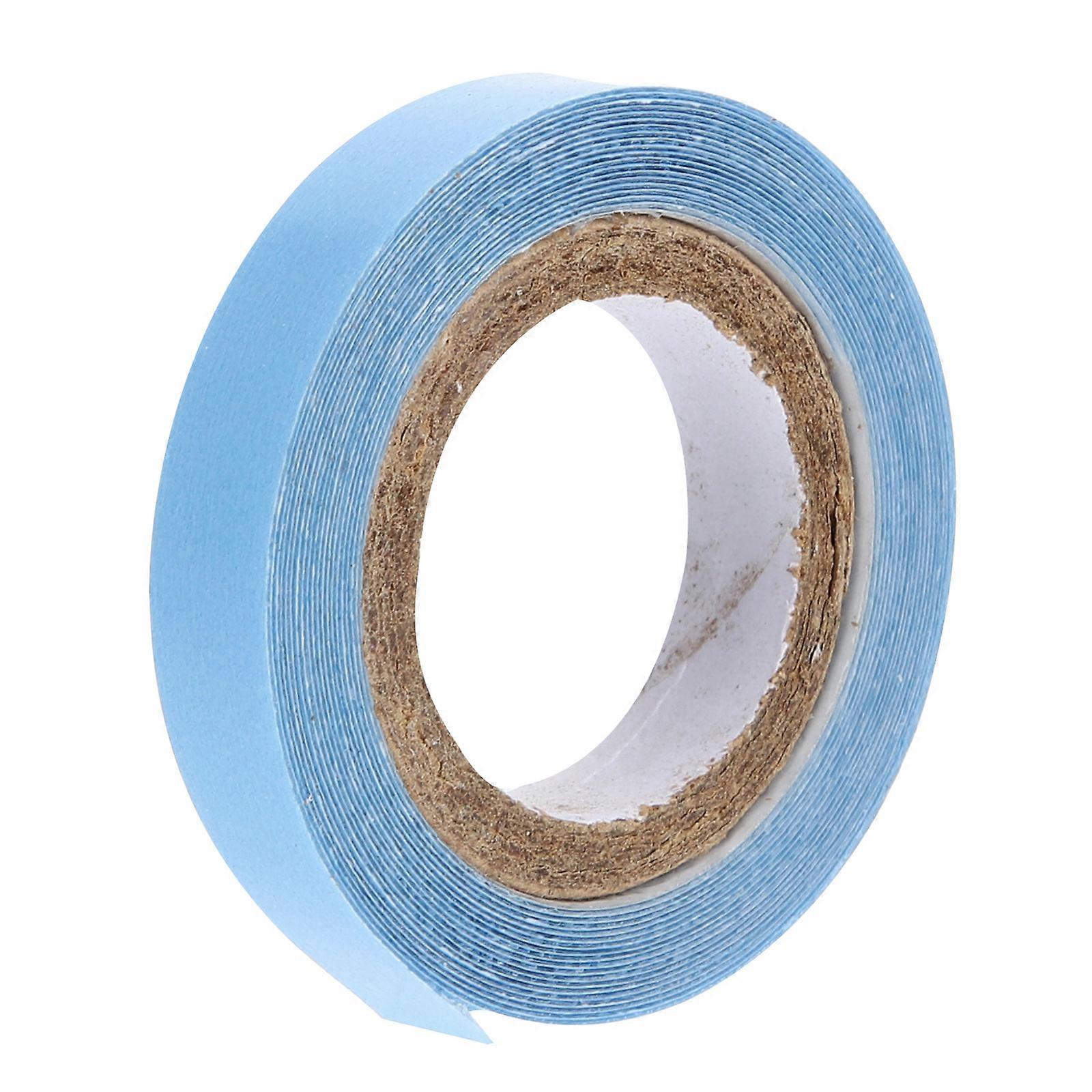 Adhesive Tape Hair Extensions Waterproof Easy to Attach and Detach Lace Front Wig 5x5cm Blue 1 Roll