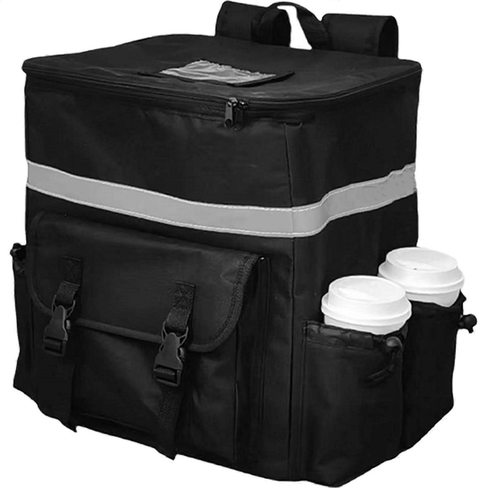 Isothermal Backpack for Pizza Delivery Waterproof Bag with 4 Compartments