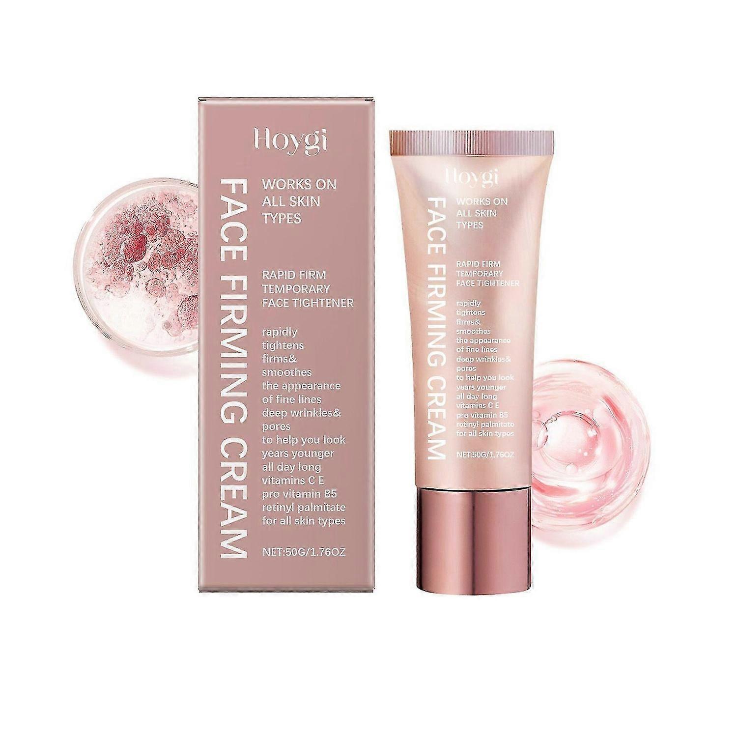 Vitamin C, E & B5 Firming Cream - 50ml Anti-Aging Moisturizer for All Skin Types | Retinyl Palmitate