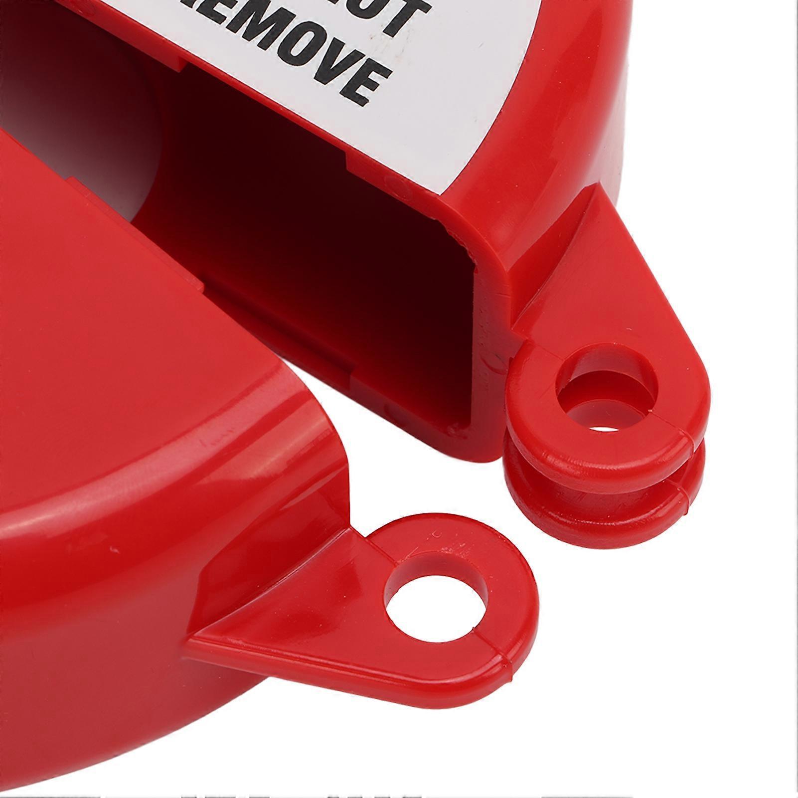 Hose Bib Lock Plastic ABS Material Shell Design Safe Reliable Handwheels Spigot Red Locking Tool