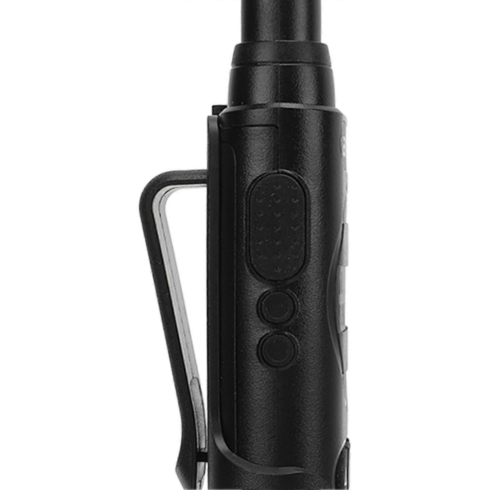 2 Pcs Mini Two Way Radio Handsfree Walkie Talkies AC100‑240V for Construction Site Hotel EU Plug