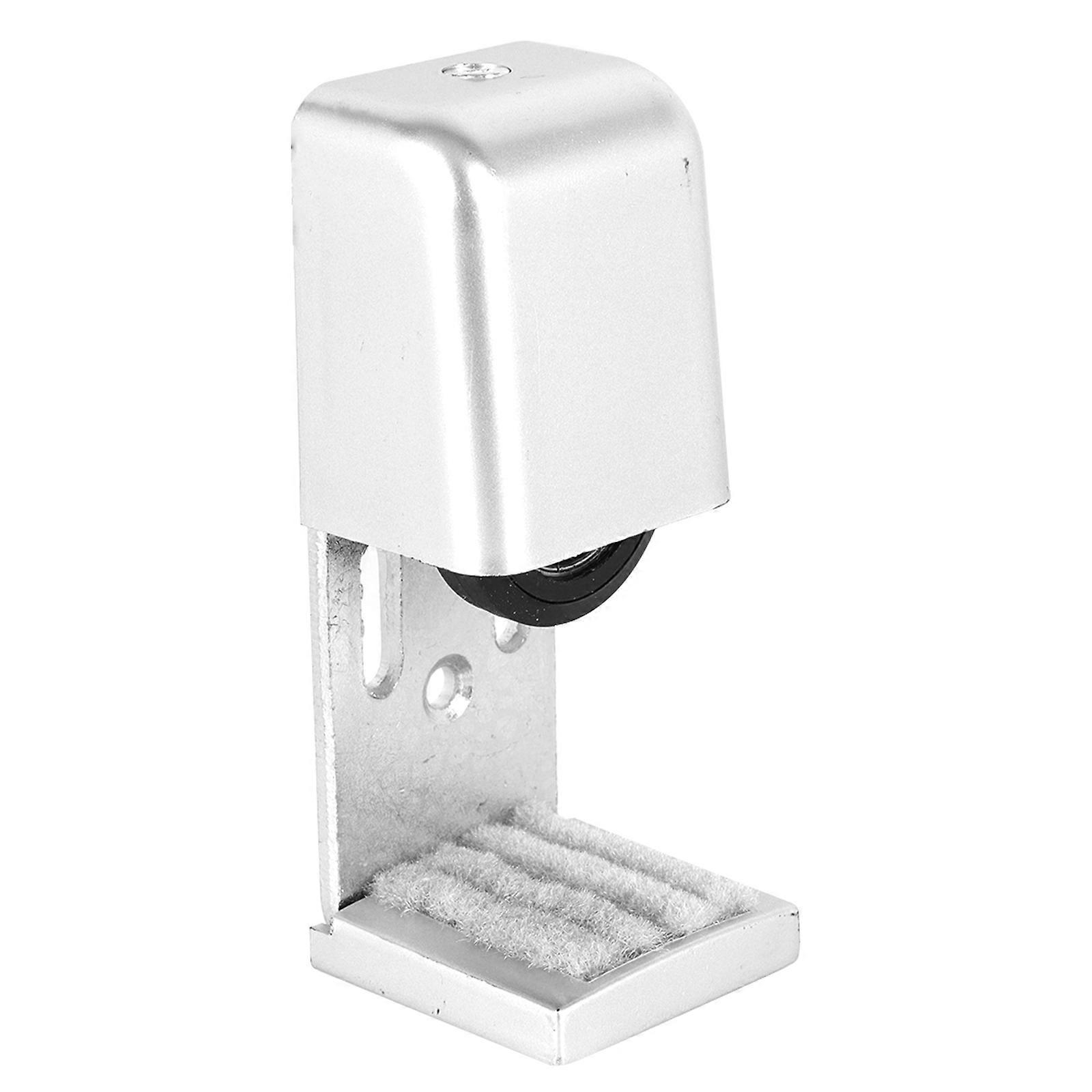 Stainless Steel Door Guide Smooth Sliding Flat Bottom Design Homeowners 3.9×1.6×1.6in 1Pack