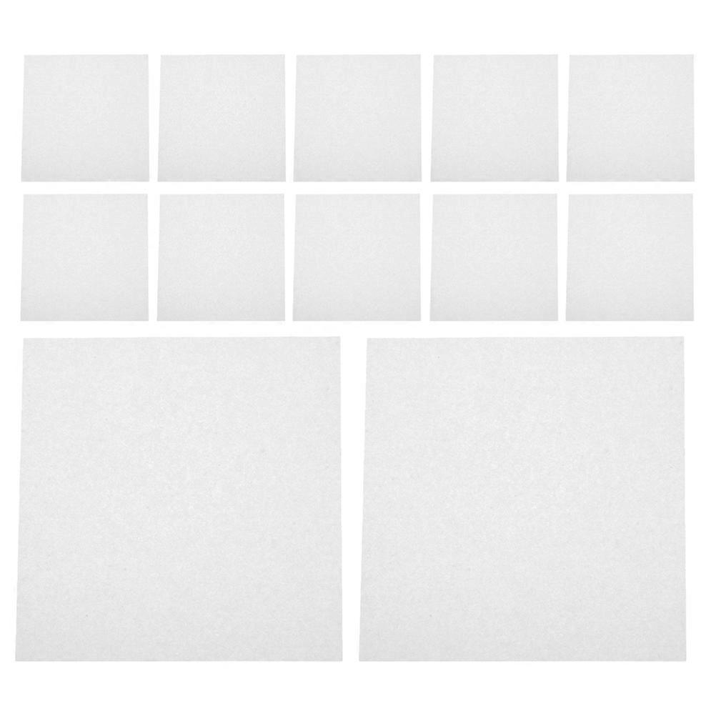 Square Diy Flower Pressing Backing Paper For Crafting And Flower Preservation White 14x14x0.01cm Paper 30Pcs