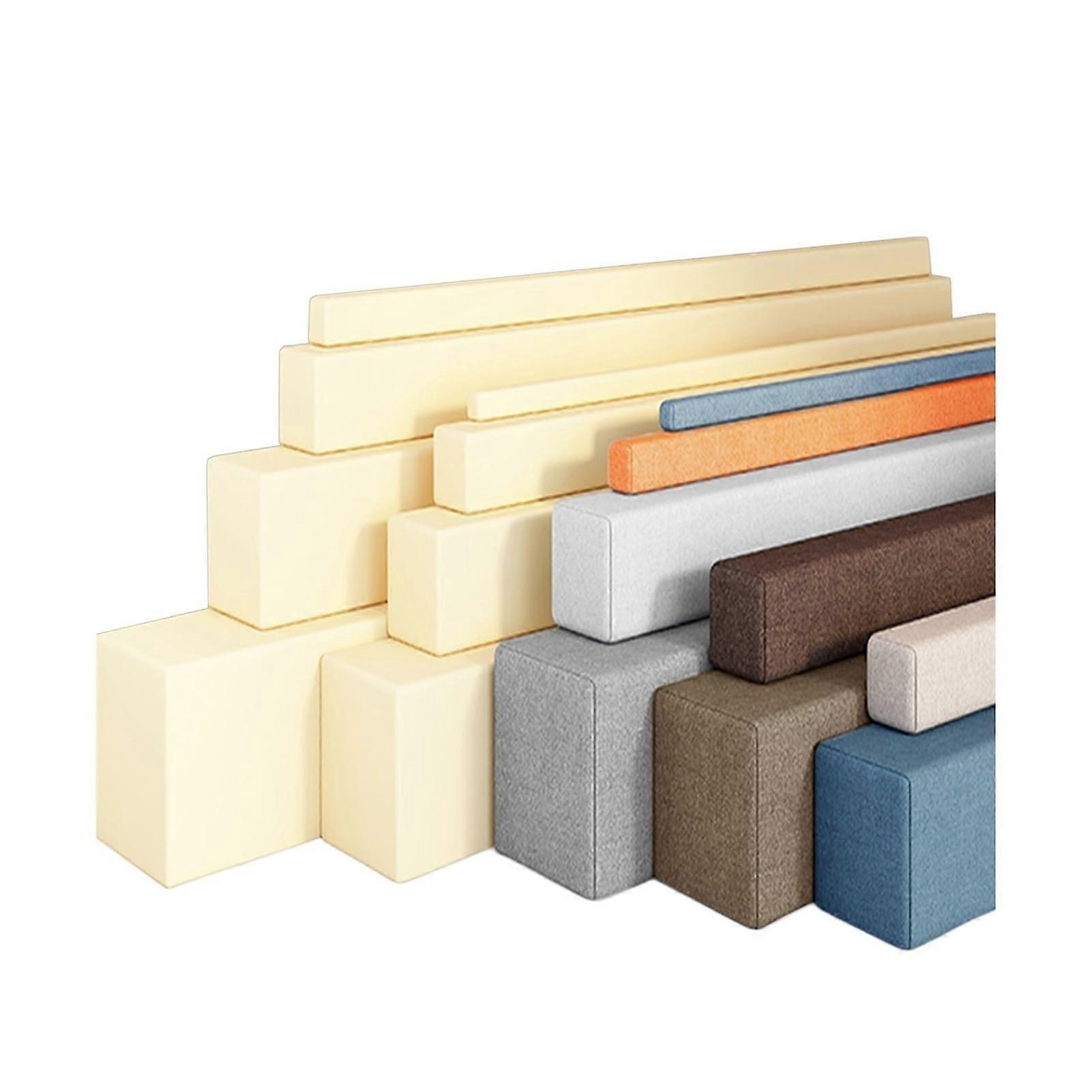 Custom Bed Gap Filler Mattress Extension with Cover, Cotton Linen